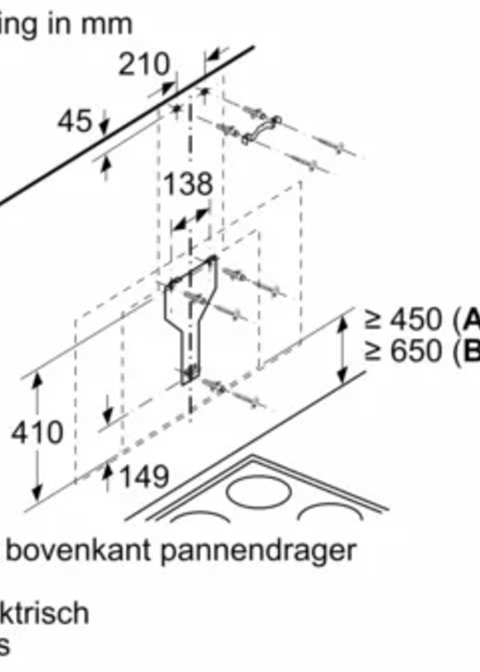 Siemens LC97FLP60 Wandschouwkap 90 cm