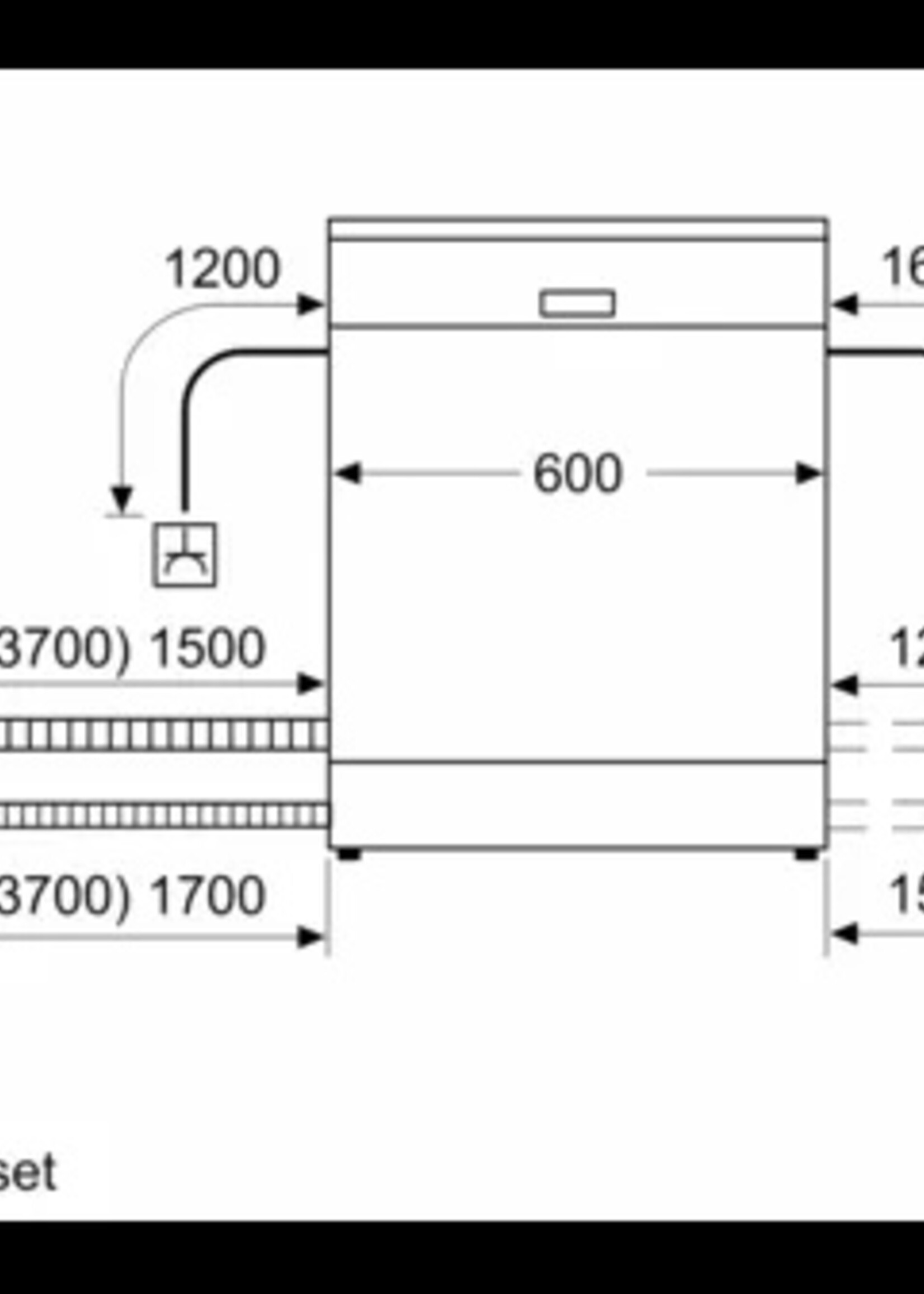 Siemens SN65EX56CE Volledig geïntegreerde vaatwasser 60 cm