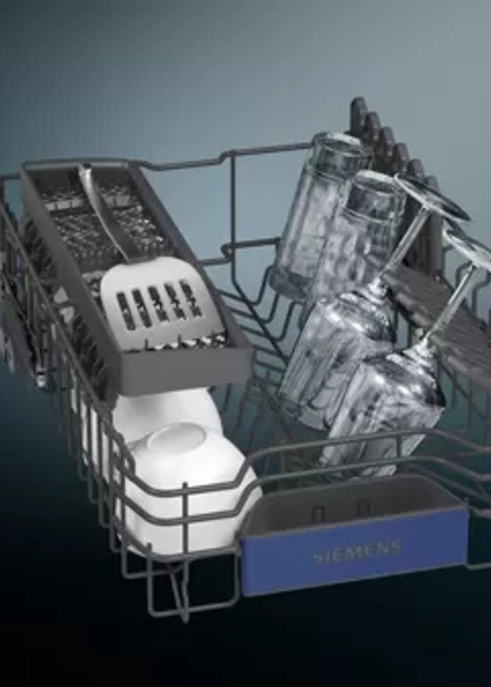 Siemens SP53HS64KE Geïntegreerde vaatwasser Inox - 45 cm