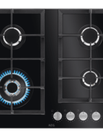 AEG HKB64420NB gas op glas kookplaat - 60 cm