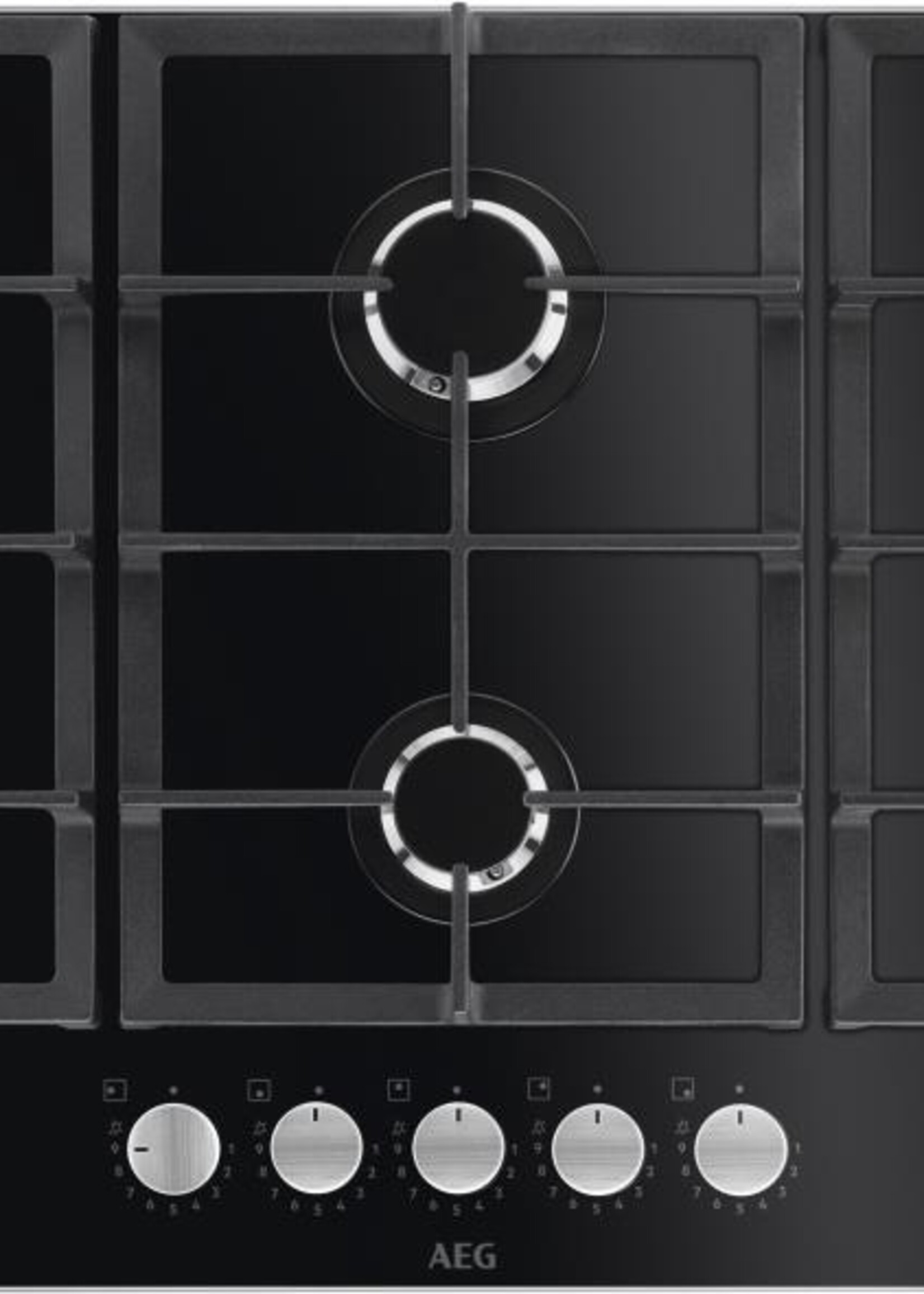 AEG HKB95820NB Gas op glas kookplaat - 90cm
