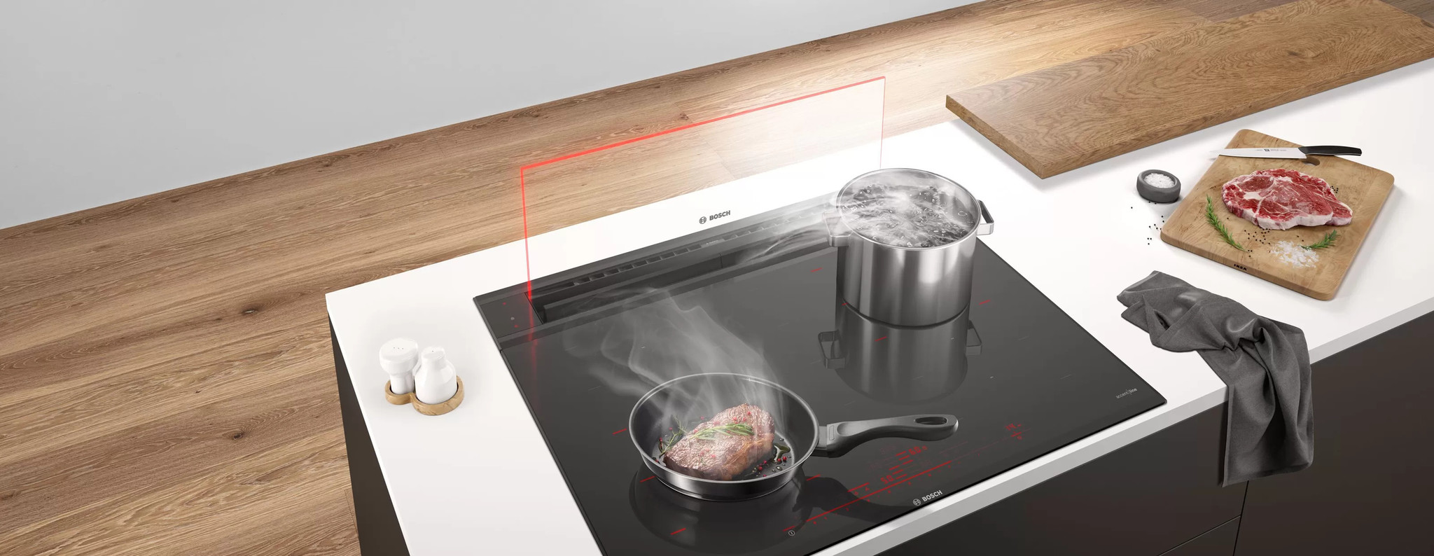 Actie: tot wel €100,- cashback op Bosch inductiekookplaten