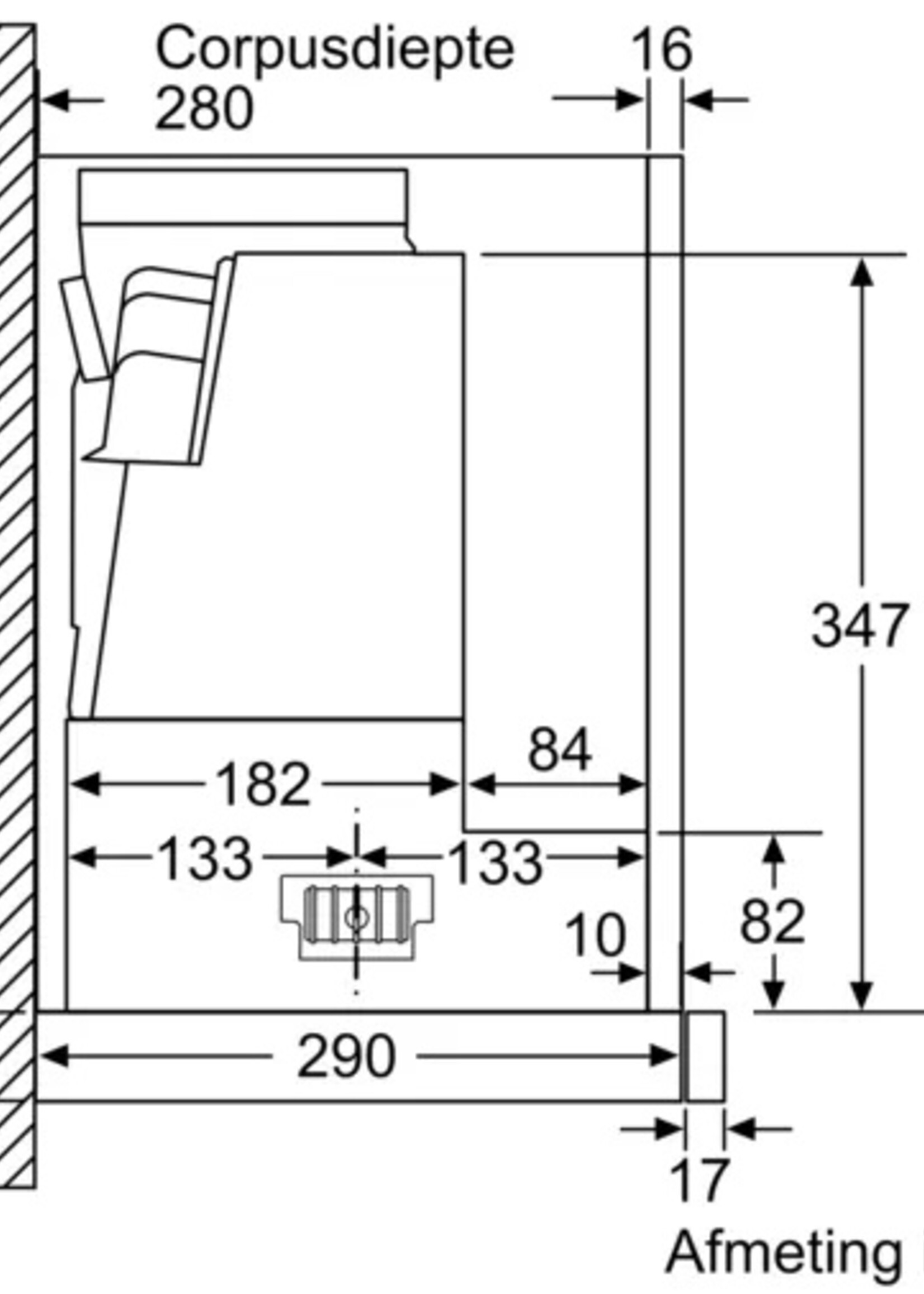 Bosch DFR097E50 vlakscherm afzuigkap - 90 cm