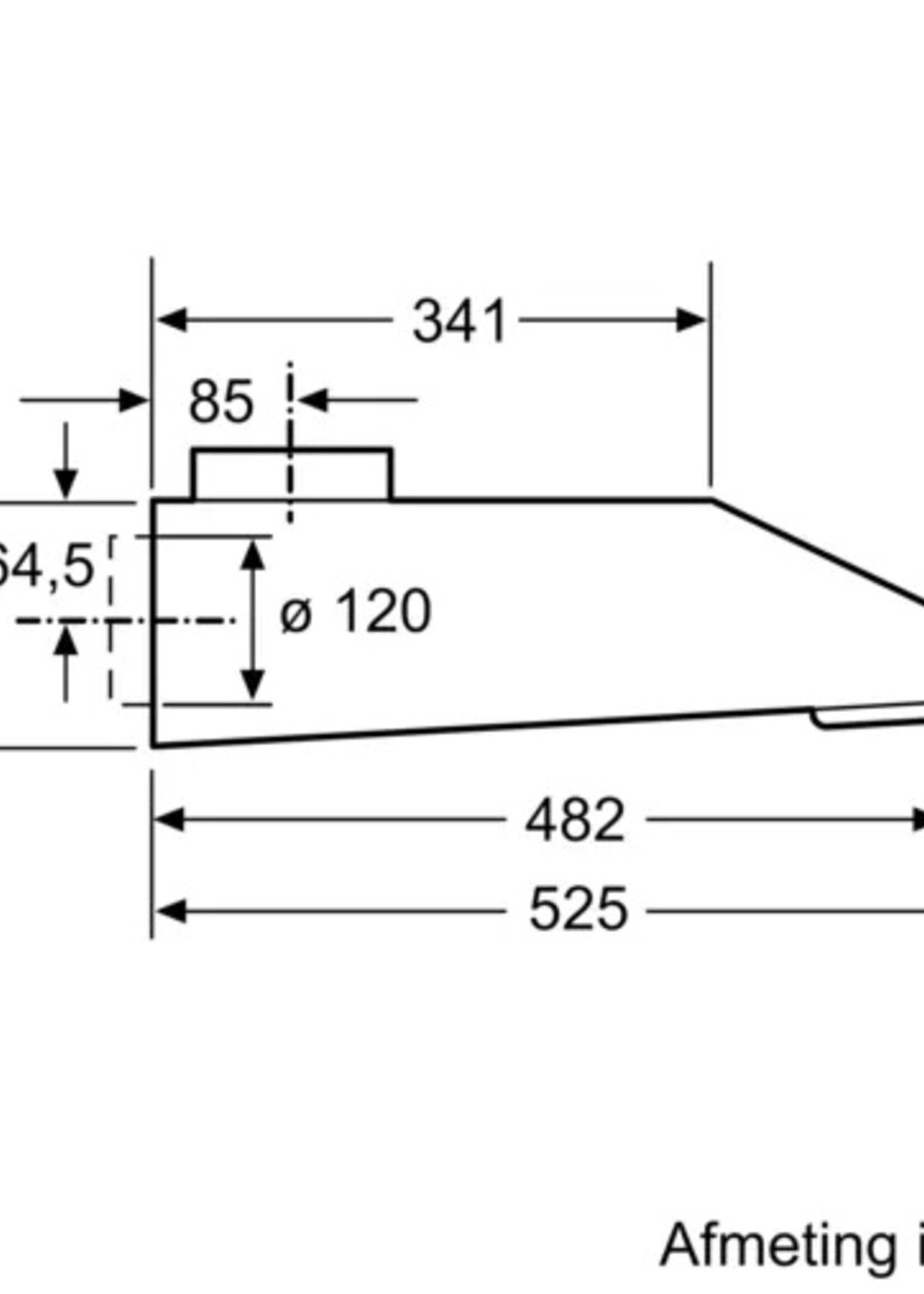 Bosch DUL62FA21 Onderbouw Afzuigkap - 60 cm