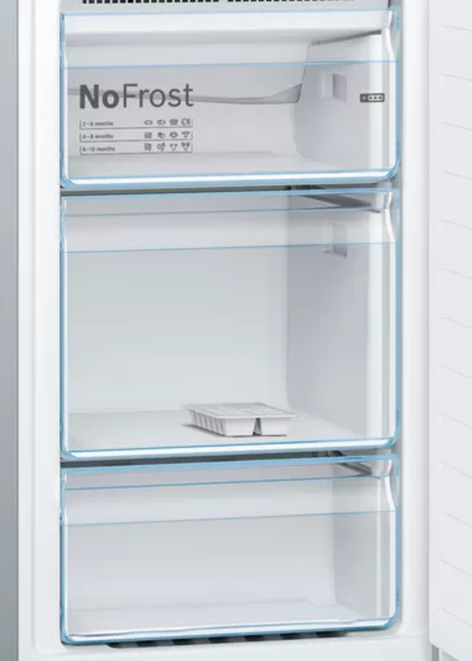 Bosch KGN34NLEA Vrijstaande koel-vriescombinatie - 186 x 60 cm - RVS