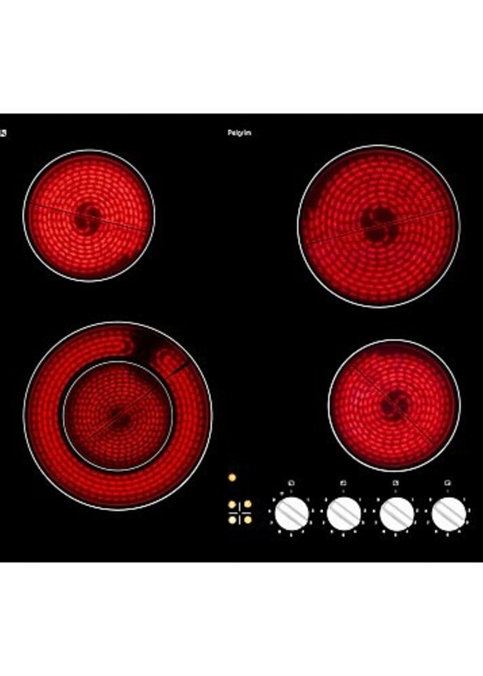 Pelgrim CK1064KR Keramische kookplaat - 60 cm