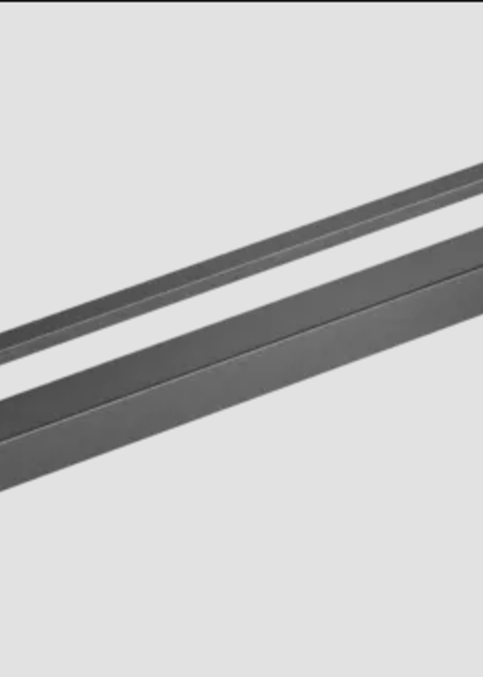 Siemens HZ66X600 Decoratiestrip zwart - 32 x 594 x 32 mm