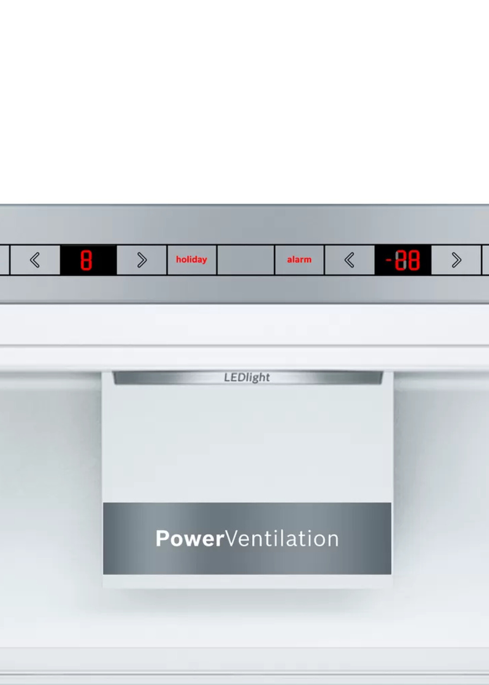 Bosch KGE36EWCP koel-vriescombinatie vrijstaand - 186 cm