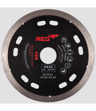 KGS RED K840 FineCut Diamantzaag - 125x1,1x22,23 mm