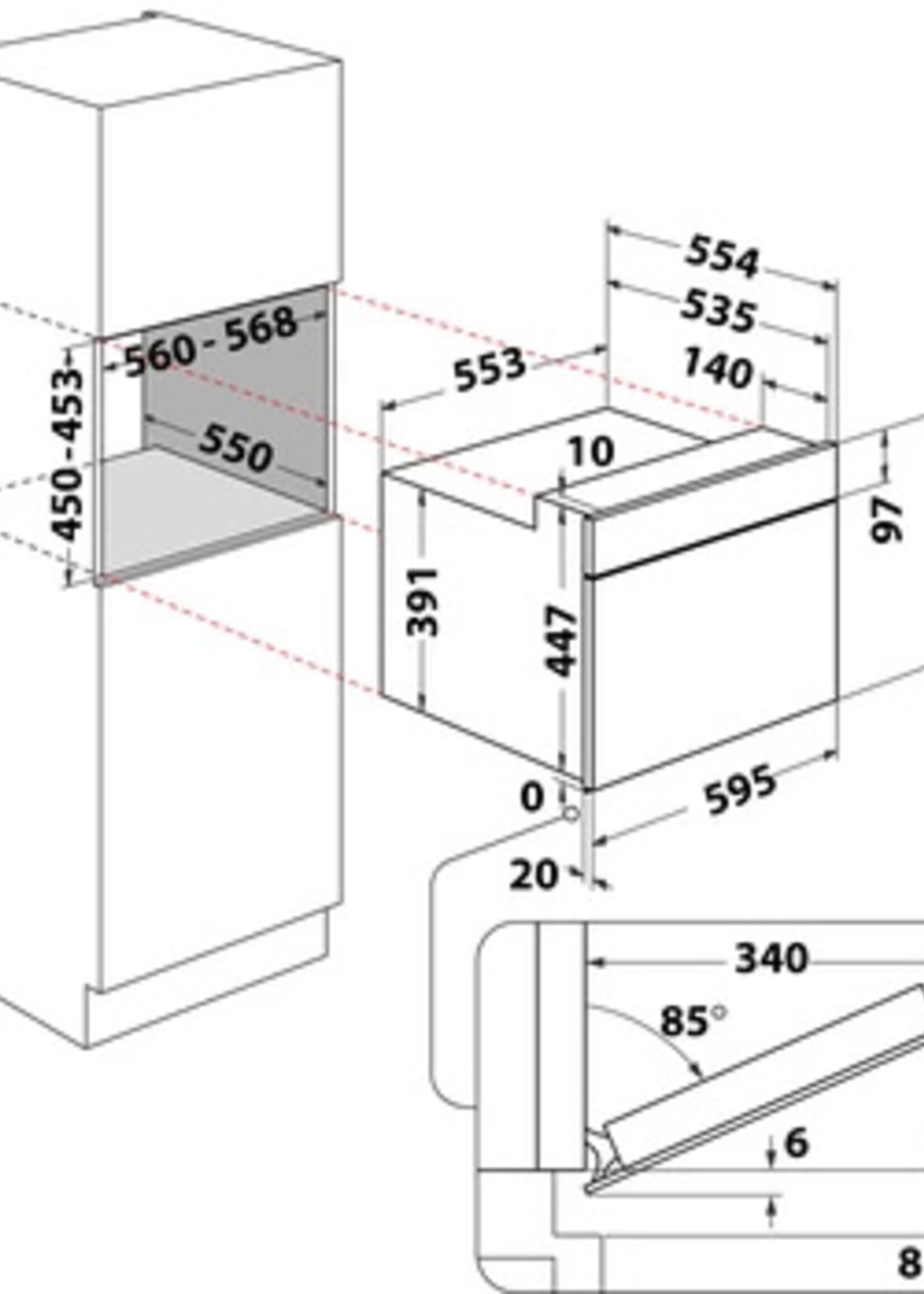 Whirlpool AMW 9605/IX Combi magnetron - 45 cm