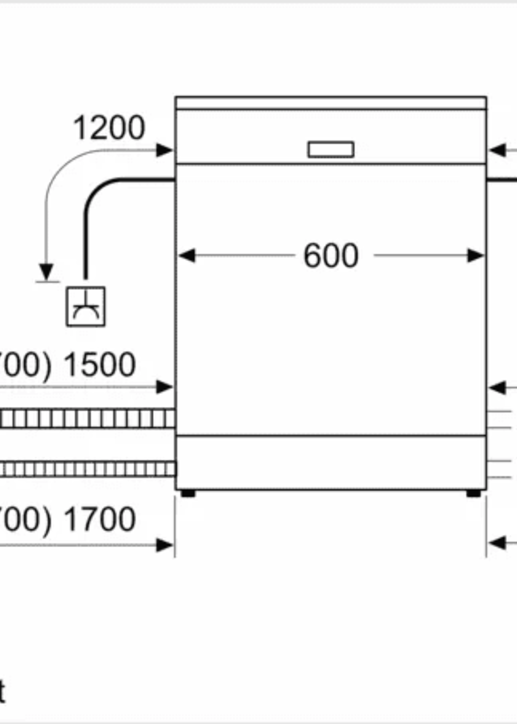 Bosch SMV6ECX57N geïntegreerde vaatwasser