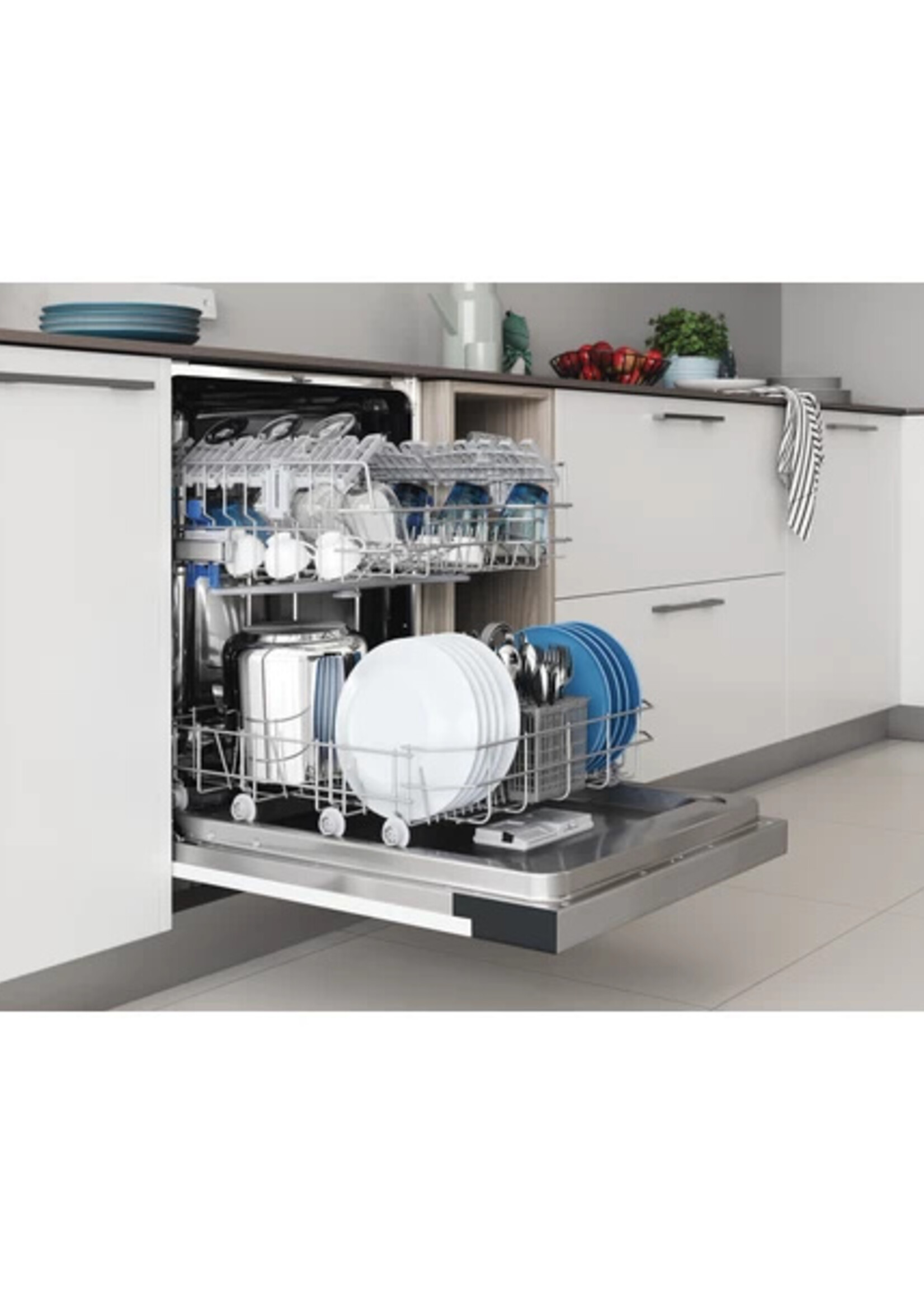 Indesit DBE 2B19 A X Half geïntegreerde vaatwasser - 60 cm