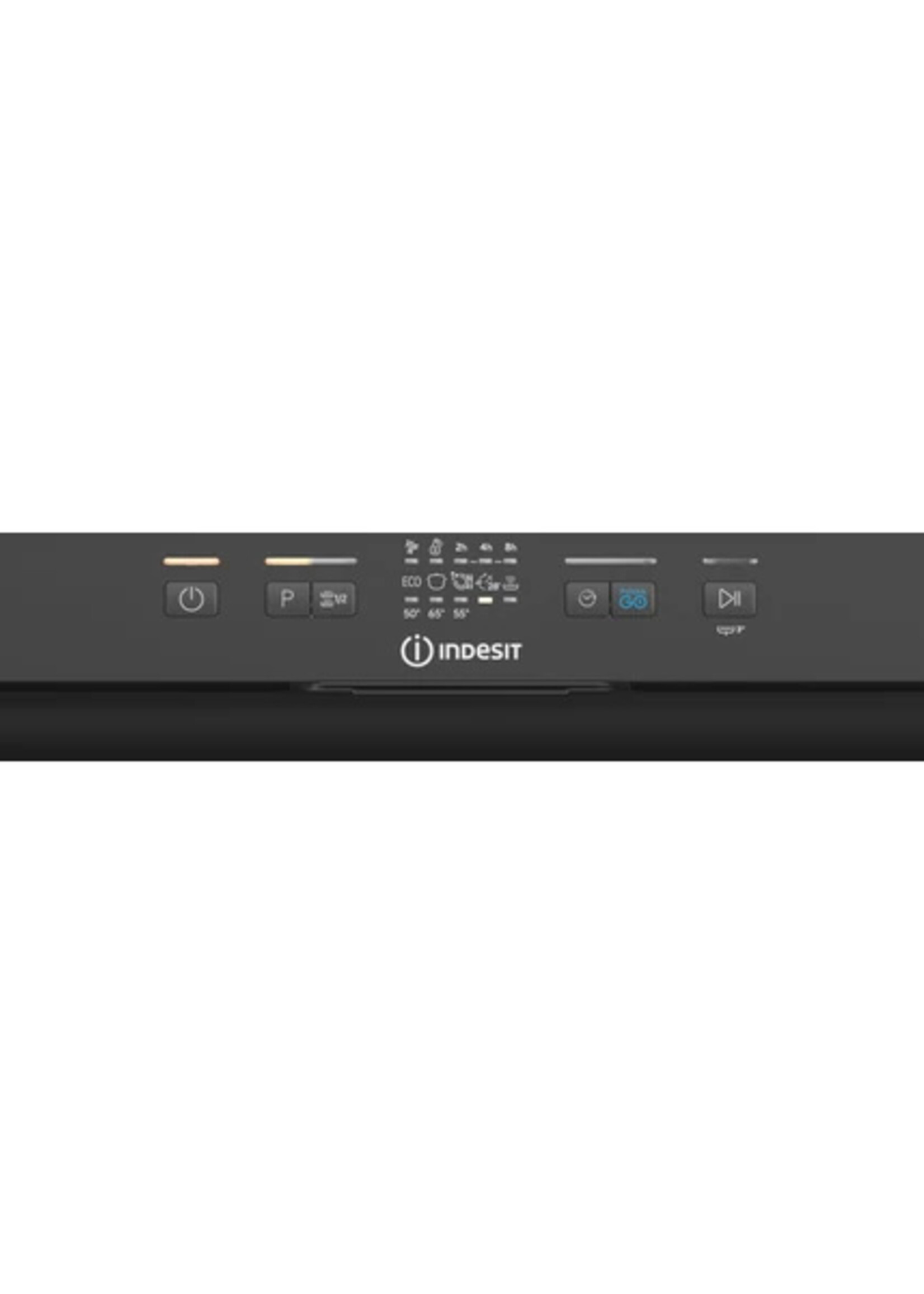Indesit DBE 2B19 A X Half geïntegreerde vaatwasser - 60 cm