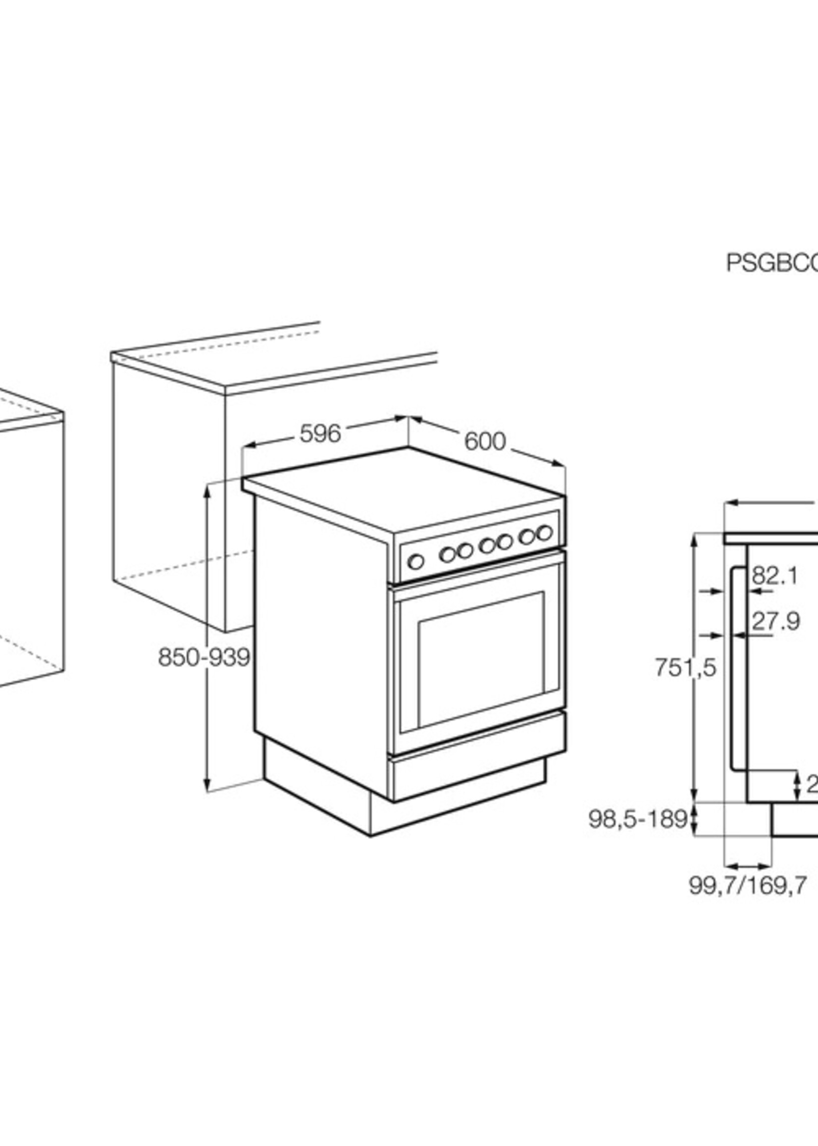AEG CIB6646ABM Elektrisch Fornuis - 60 cm