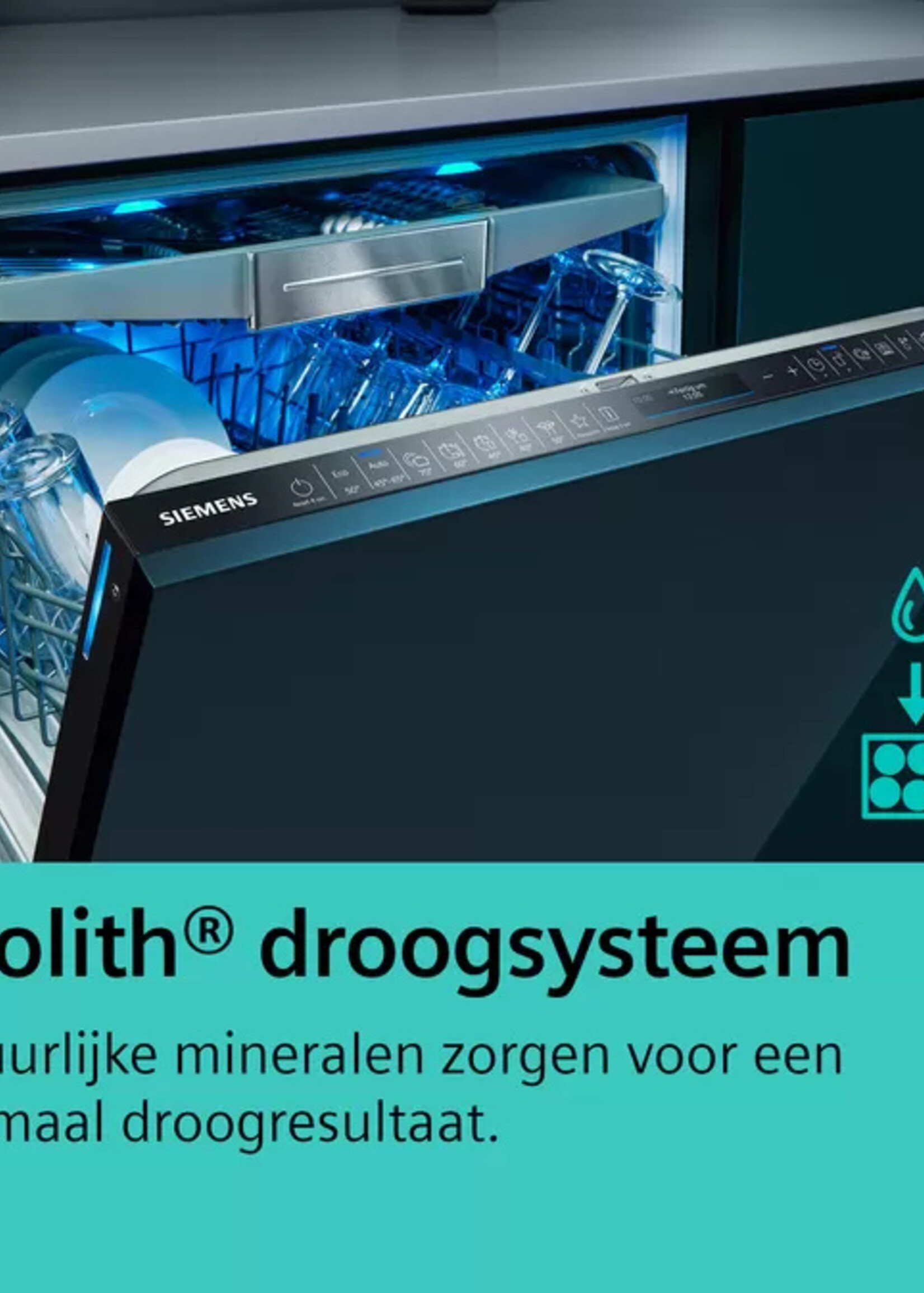 Siemens SR85E800LE Geïntegreerde vaatwasser - 45 cm