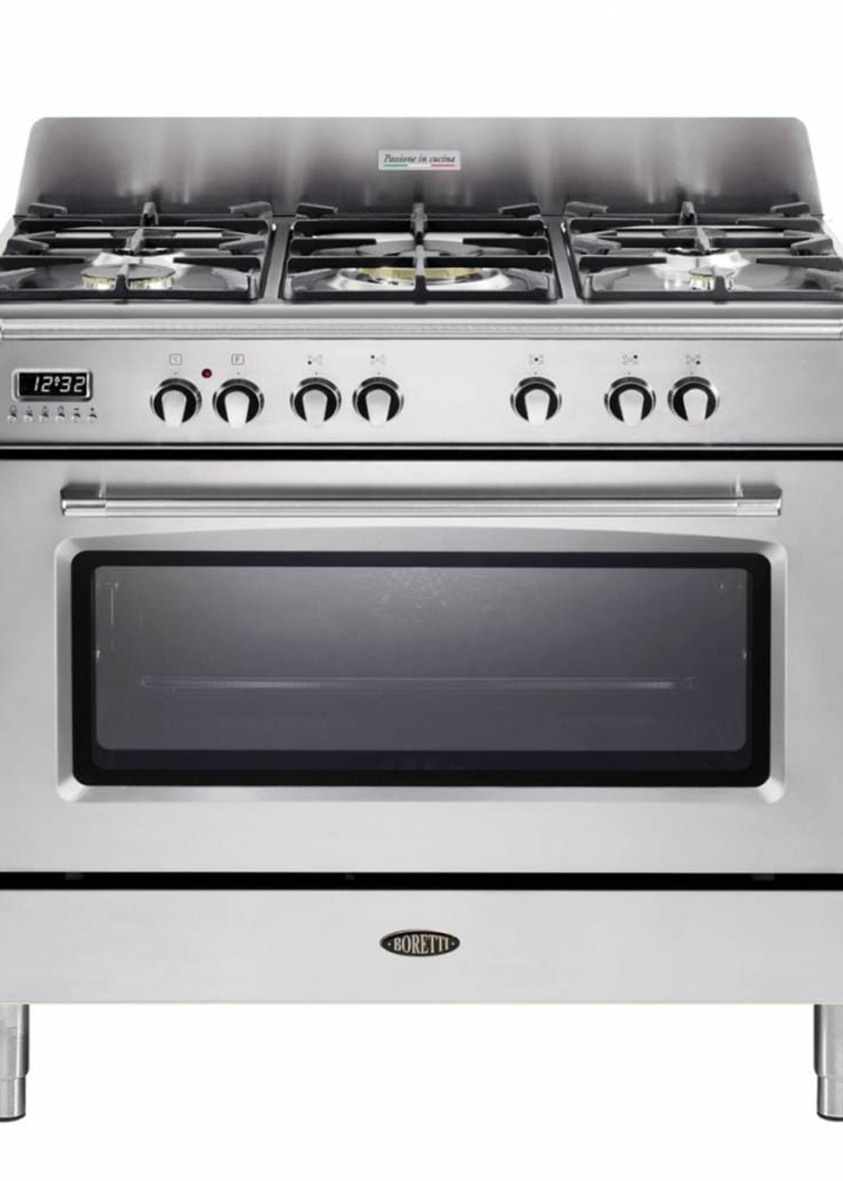 Boretti CFBG901IX fornuis rvs - 90 cm