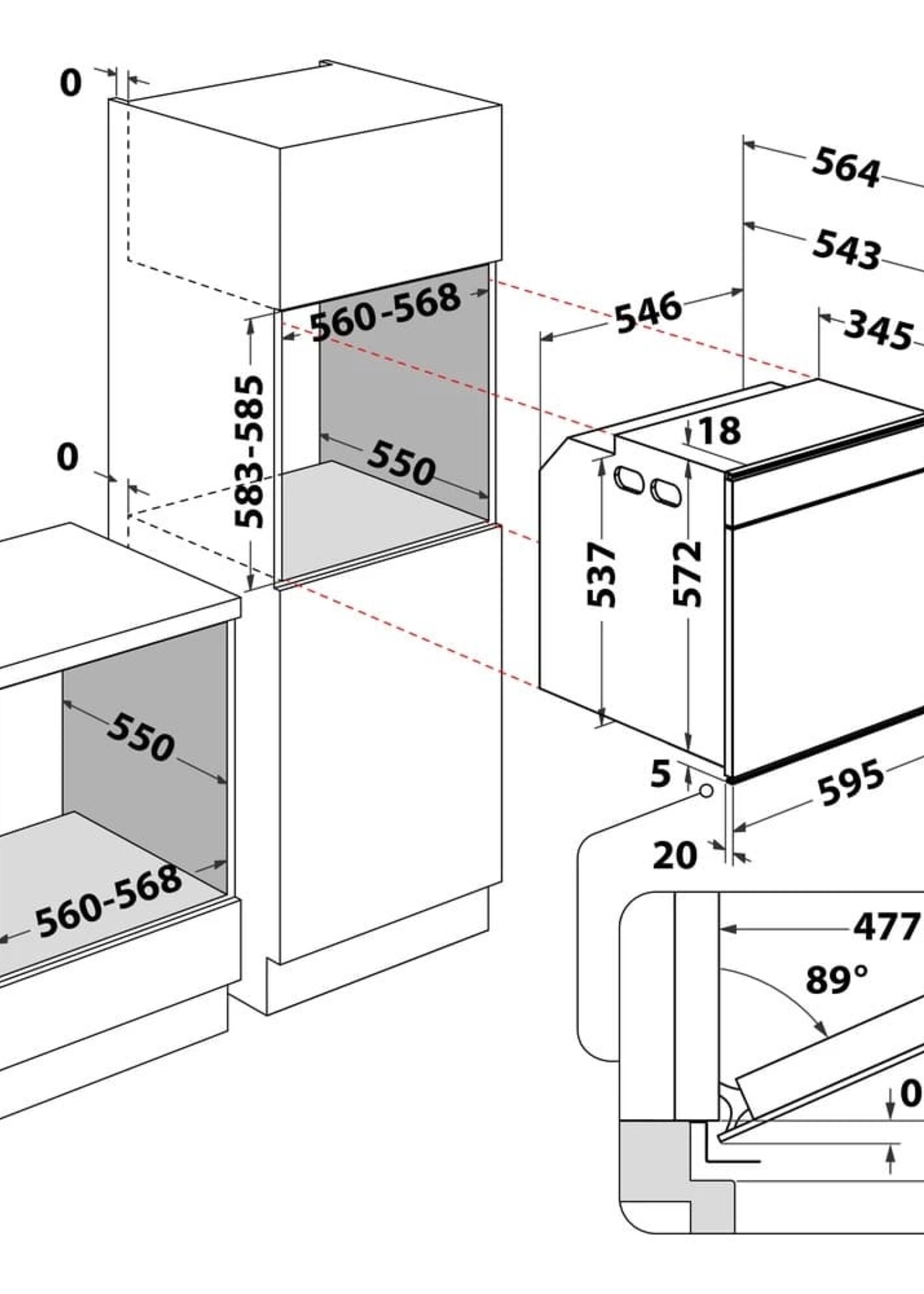 Bauknecht BIK11 FH8TS2 PT Oven - 60 cm