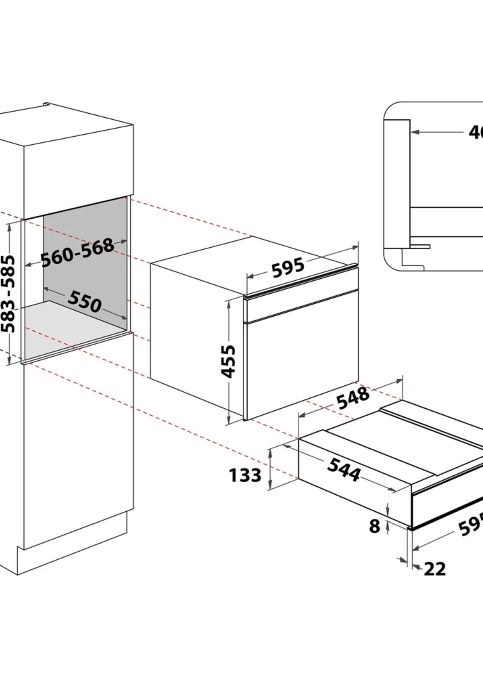 Whirlpool W1114 Warmhoudlade - 14 cm