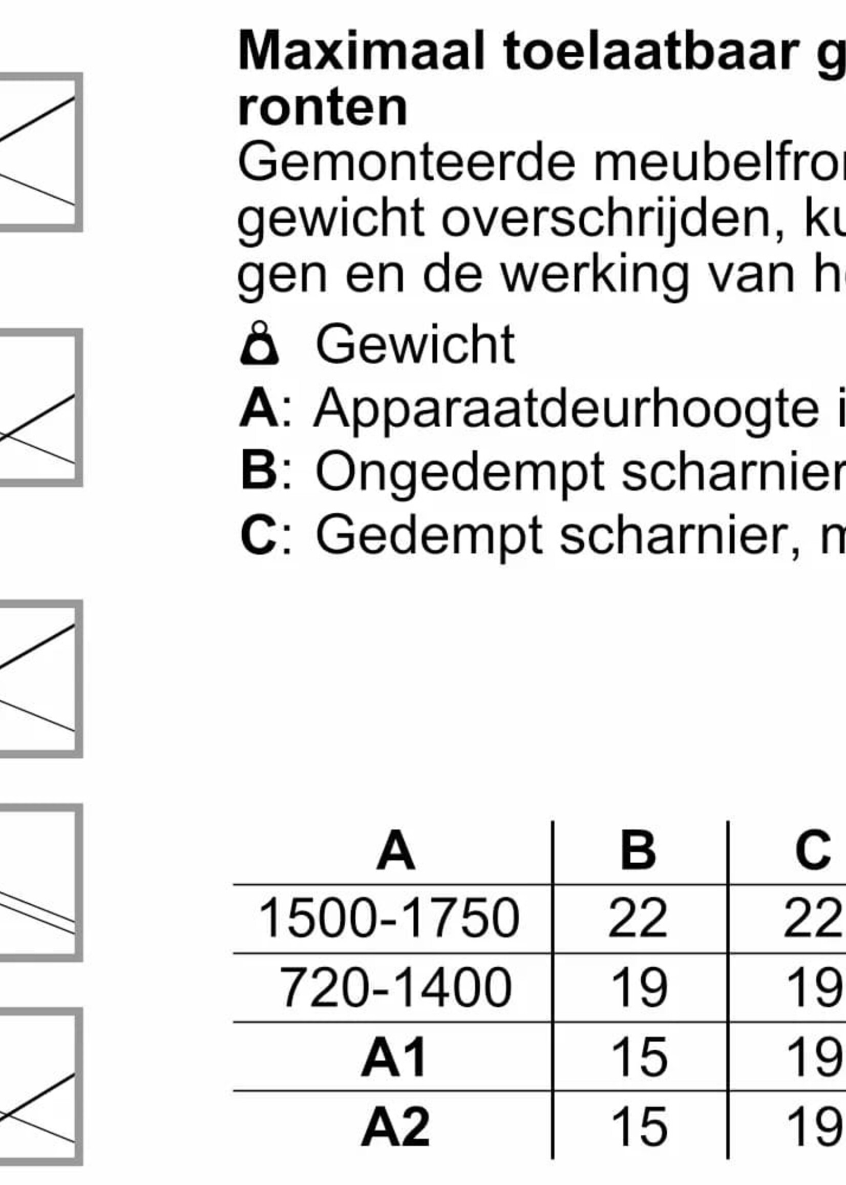 Bosch KIS77AFE0 Koel/vries combinatie - 158 cm