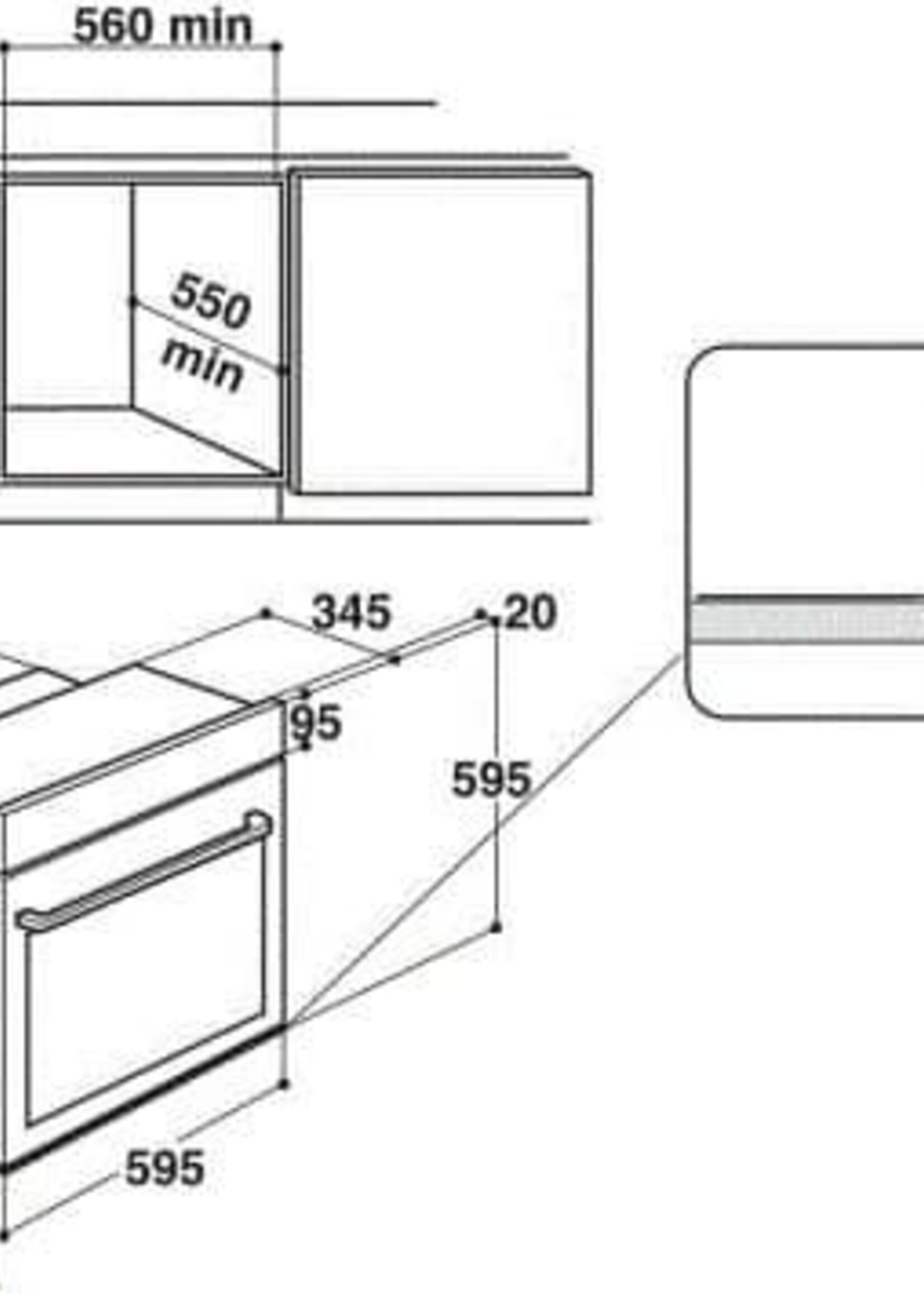 Bauknecht BIK9PP8TS2BM Solo oven - 60 cm