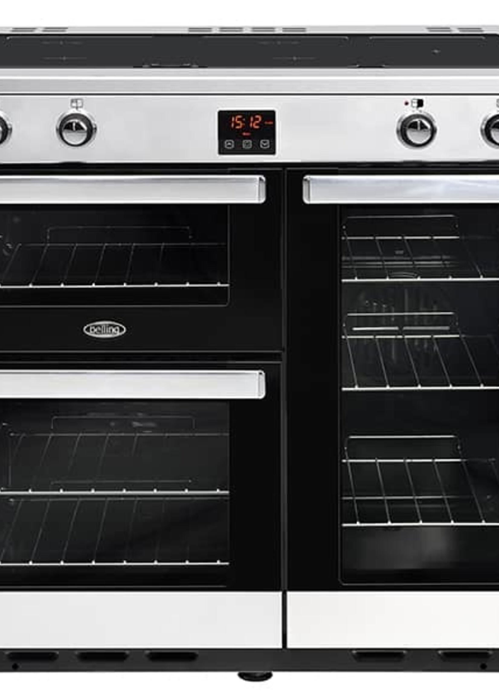Belling Cookcentre 90 Ei Inductiefornuis - 90 cm - Verkrijgbaar in Zwart & RVS