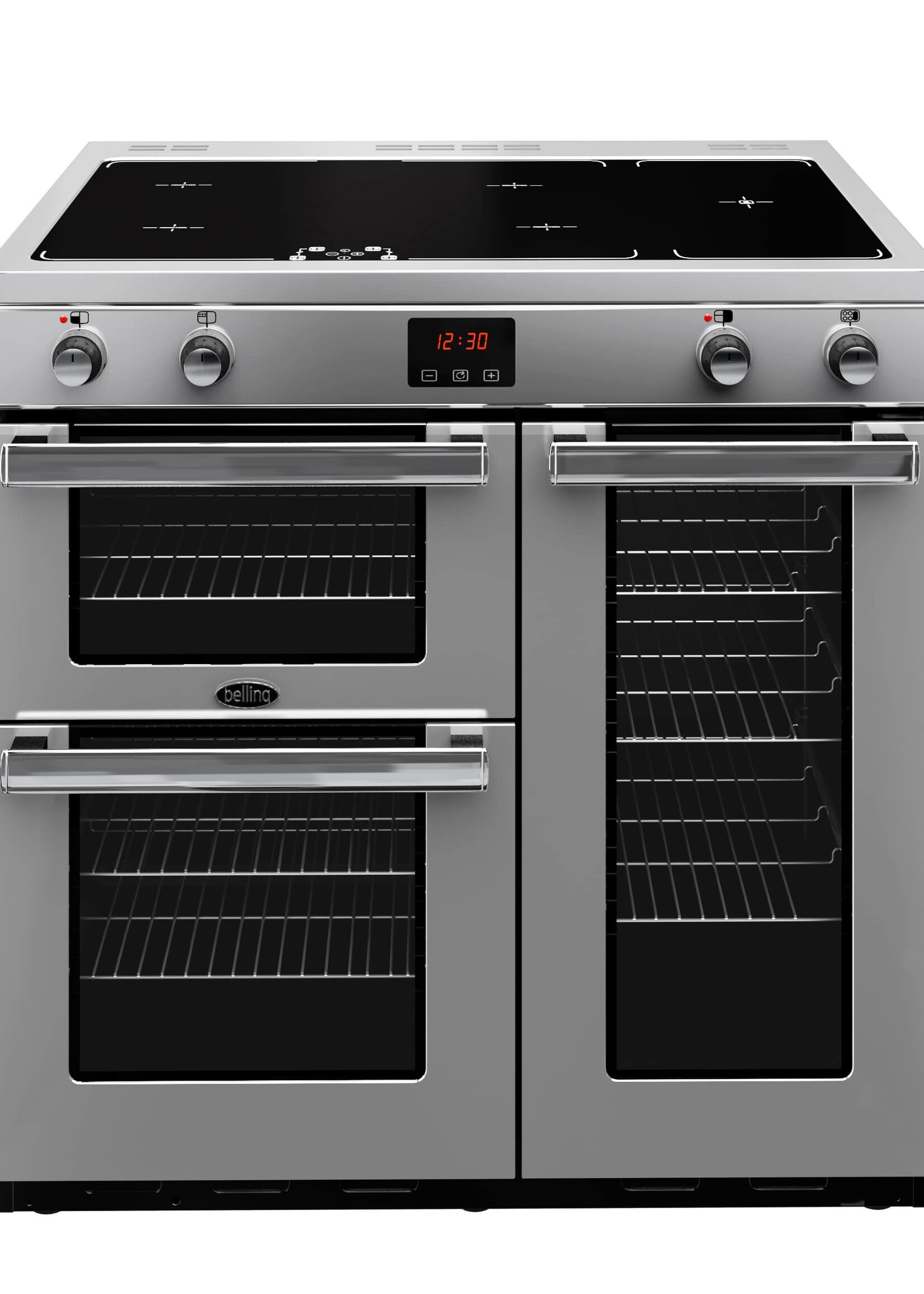 Belling Cookcentre 90 Ei Inductiefornuis - 90 cm - Verkrijgbaar in Zwart & RVS