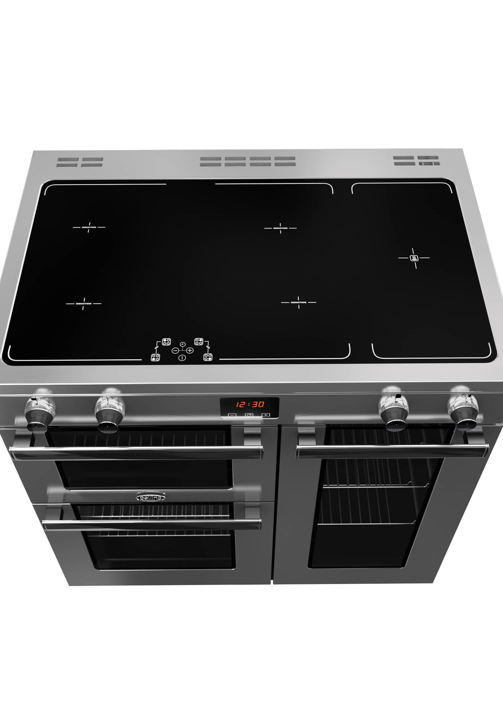 Belling Cookcentre 90 Ei Inductiefornuis - 90 cm - Verkrijgbaar in Zwart & RVS