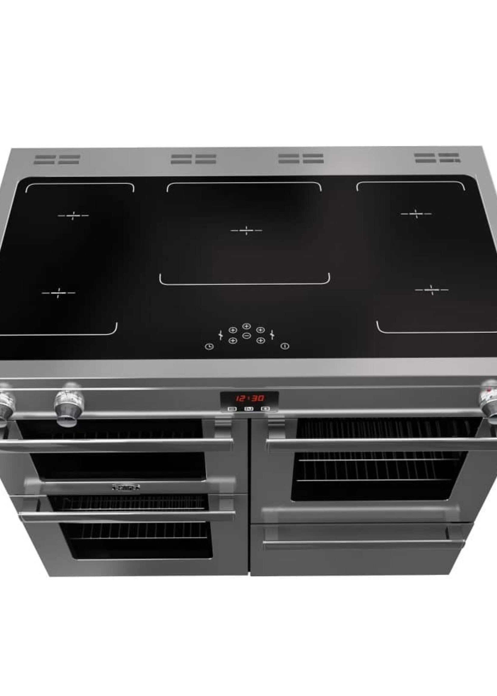 Belling Cookcentre 100 Ei Inductiefornuis - 100  cm - Verkrijgbaar in Zwart & RVS