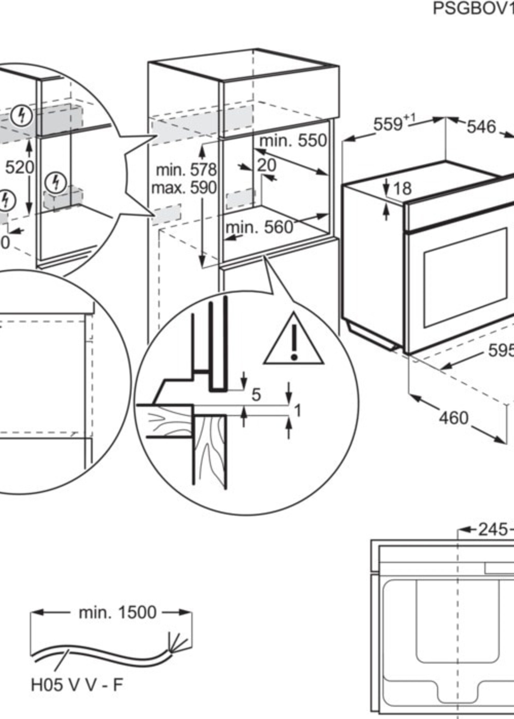 AEG BPK742280T Oven - 60 cm