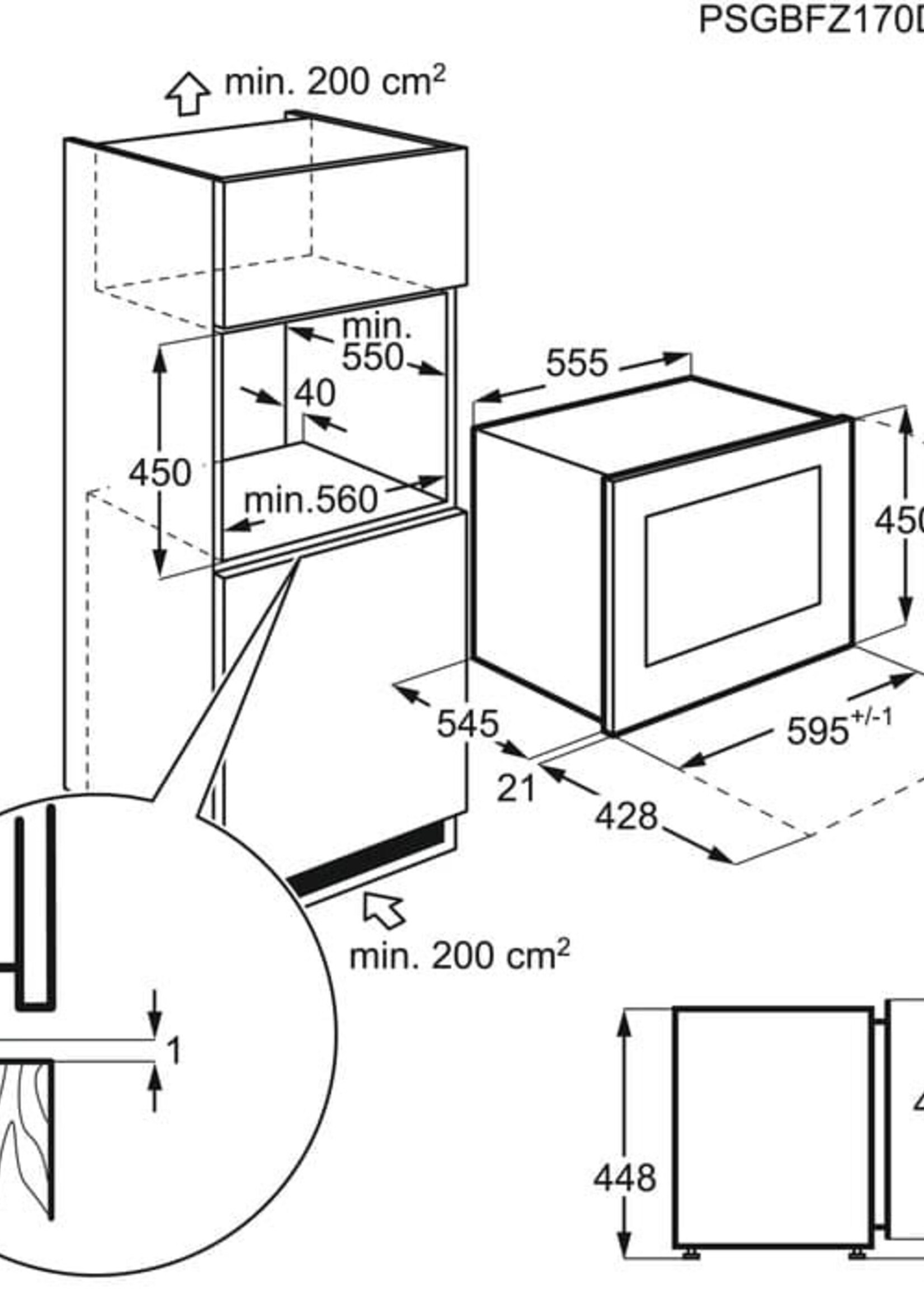 AEG KWK884520T Wijnkoelkast - 45 cm