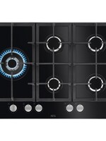 AEG HKB75820NB Gas op glas kookplaat - 75 cm