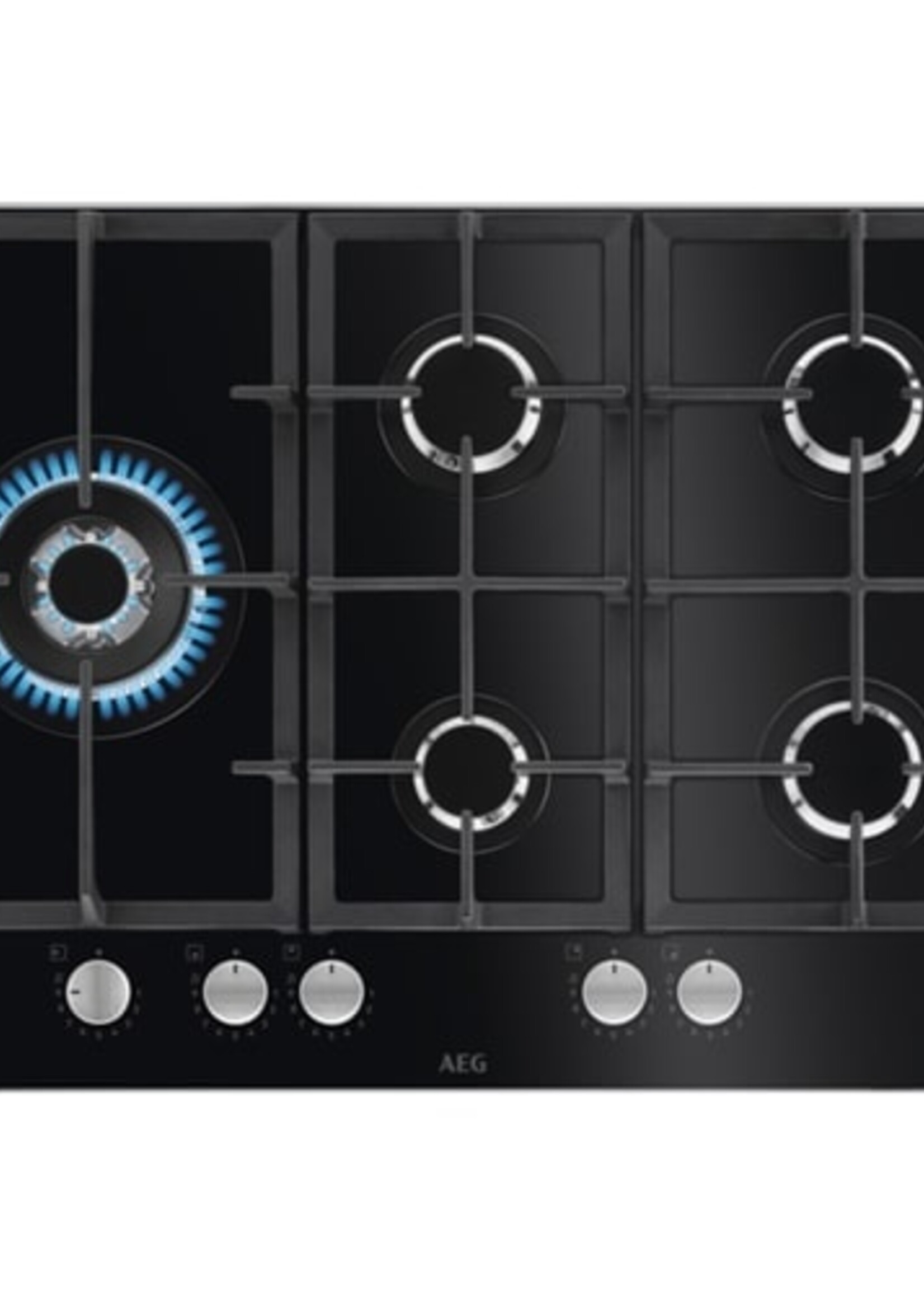 AEG HKB75820NB Gas op glas kookplaat - 75 cm