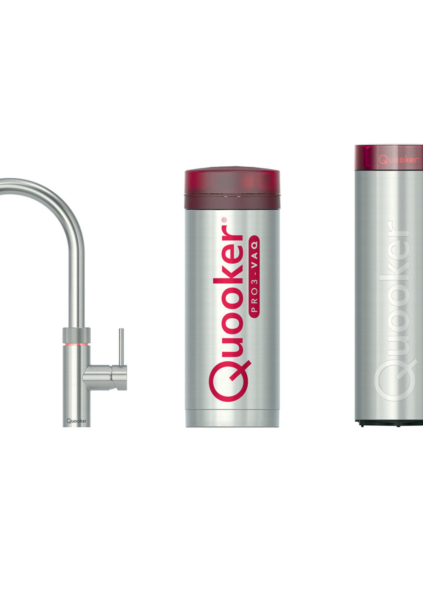 Quooker 3XRVS CUBE | Flex RVS PRO3 & CUBE
