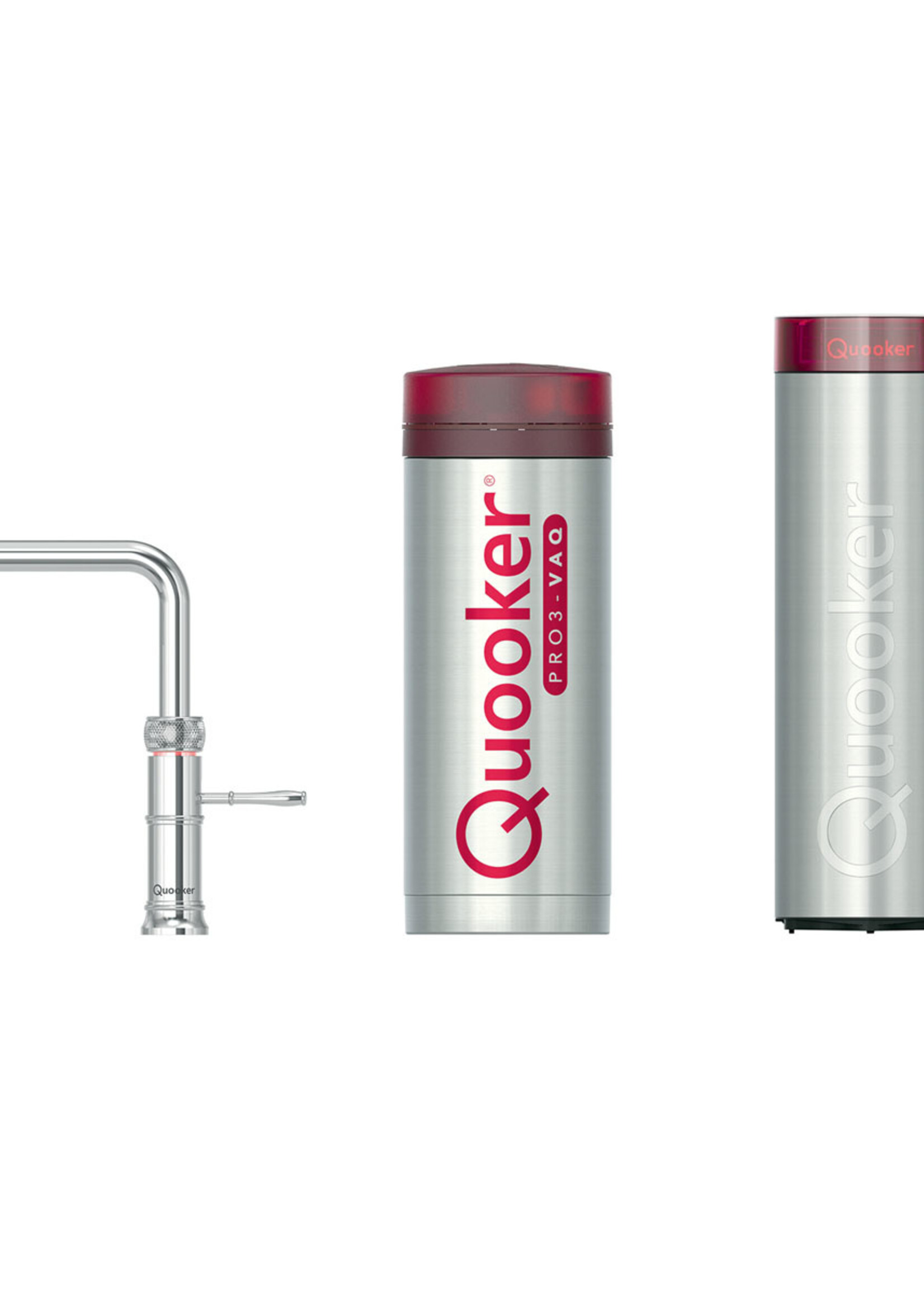 Quooker Classic Fusion Square nikkel glans PRO3-CUBE