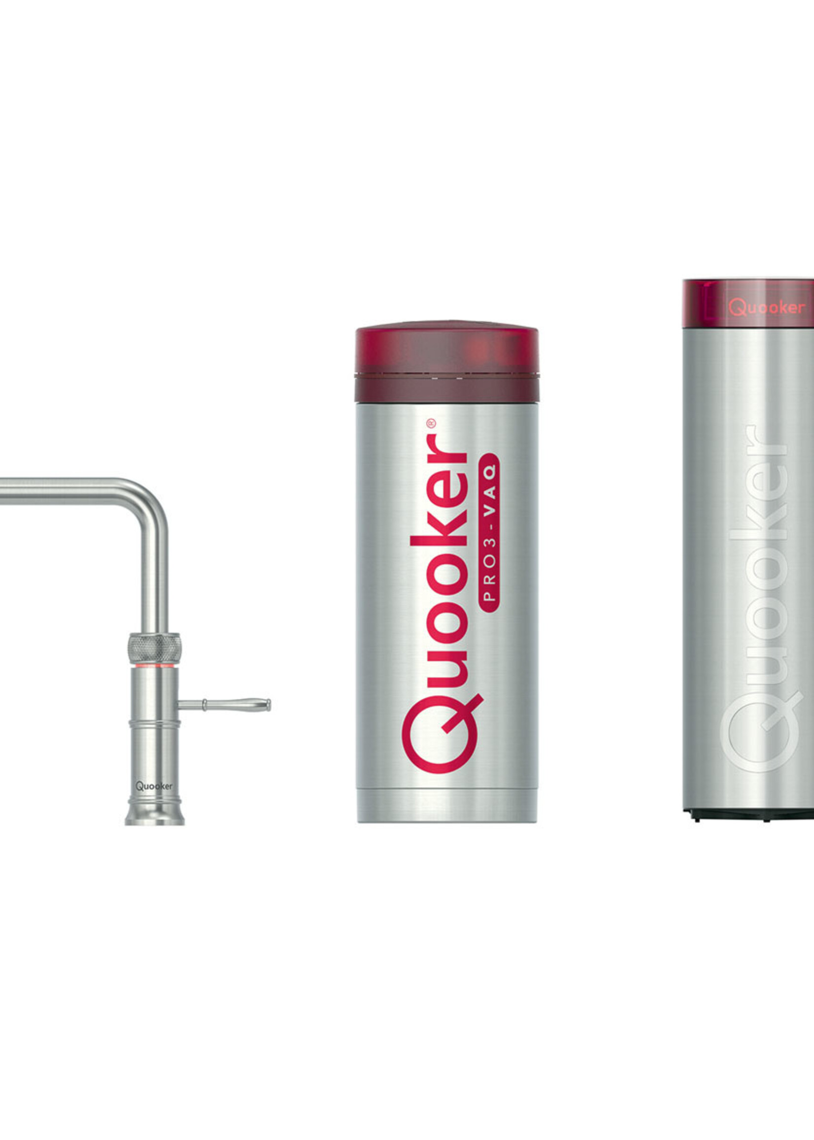 Quooker Classic Fusion Square rvs PRO3-CUBE