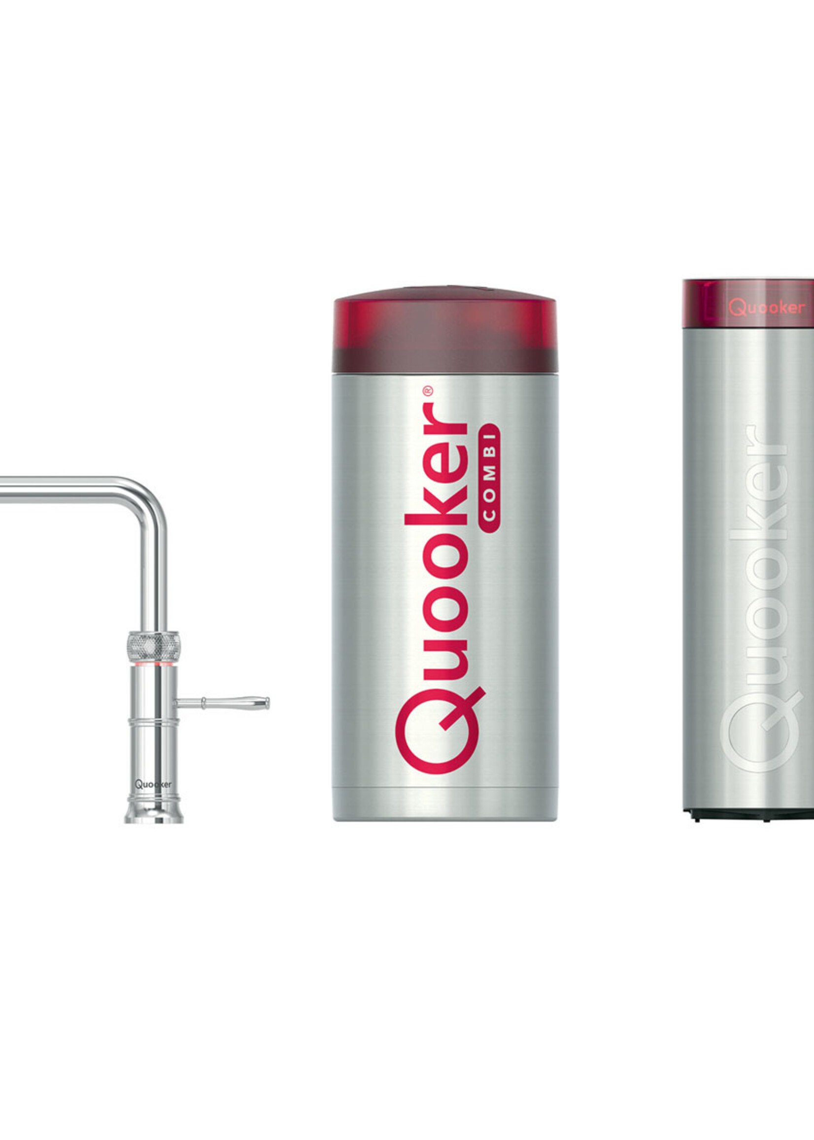 Quooker Classic Fusion Square chroom COMBI+/CUBE