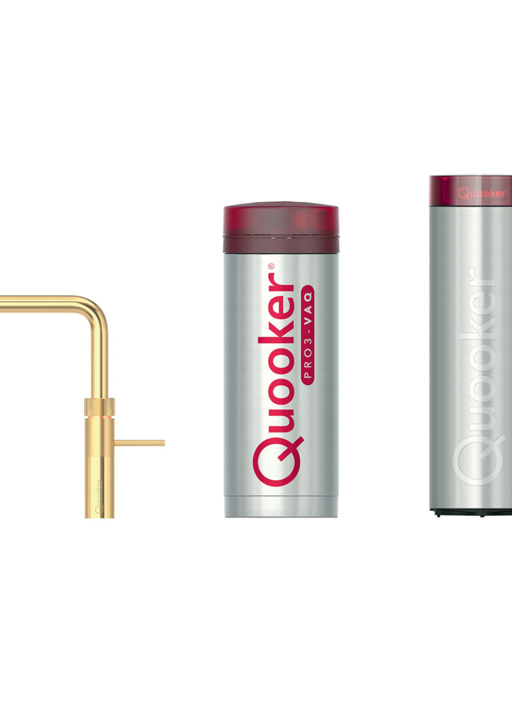 Quooker 3FSGLD CUBE kokend waterkraan