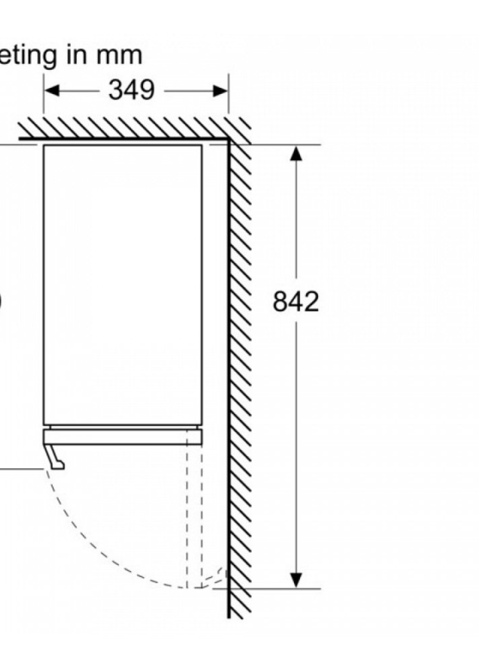 Siemens KU20WVHF0 wijnklimaatkast onderbouw