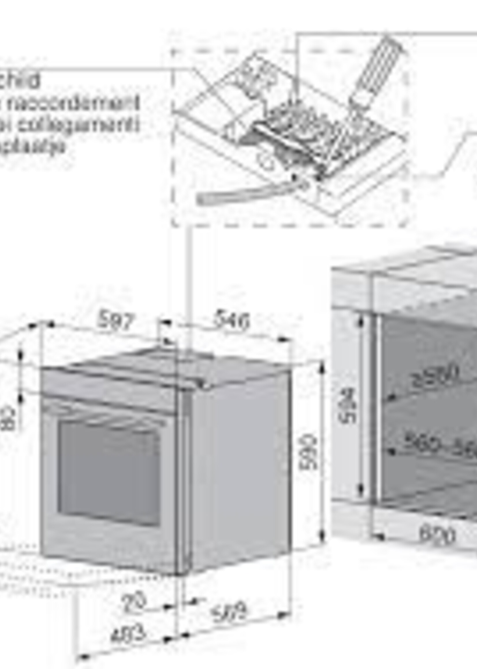 V-ZUG CombairSteamer V2000 60 zwart combi-stoomoven
