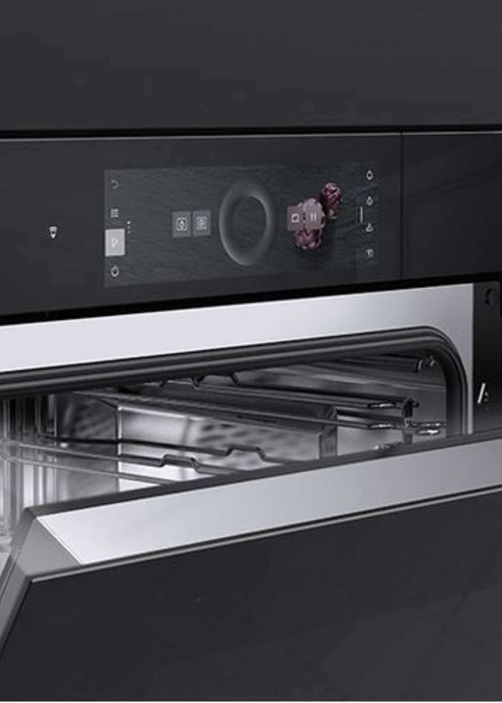 V-ZUG CombiSteamer V6000 45F AutoDoor zwart