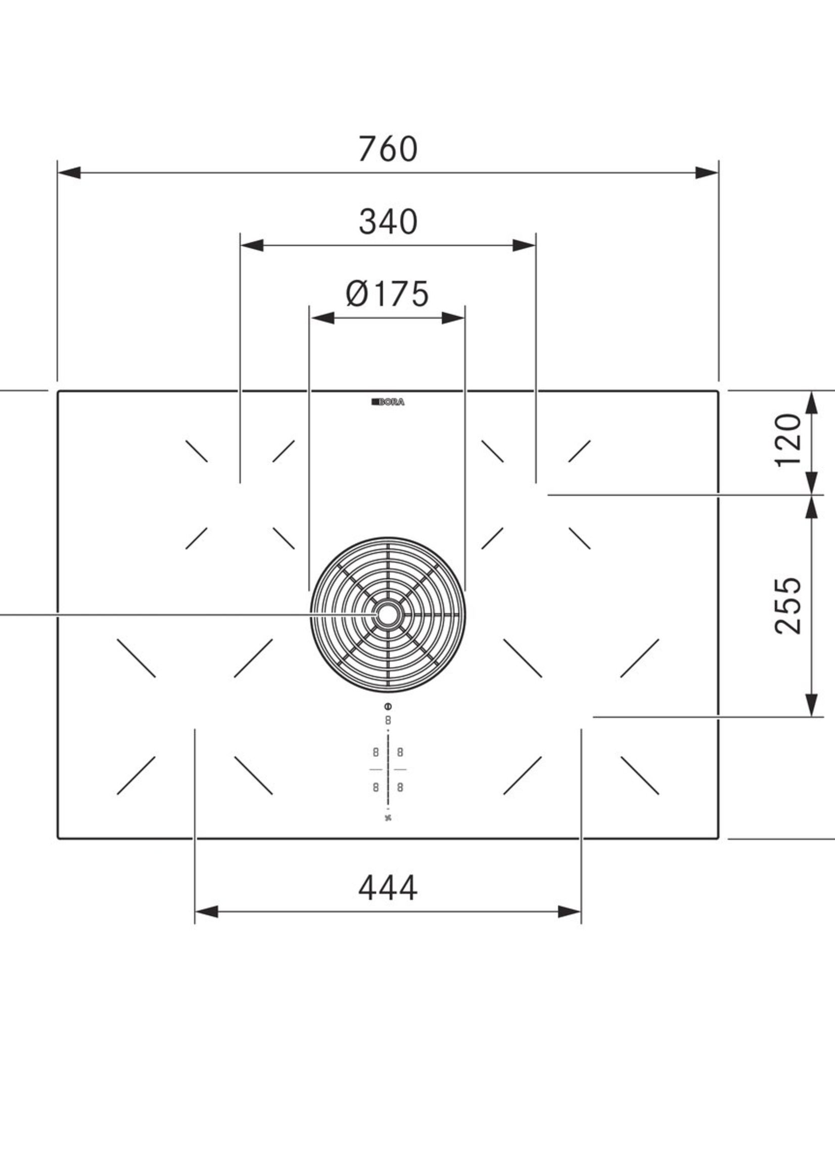 Bora PURA Kookplaat Met Afzuiging