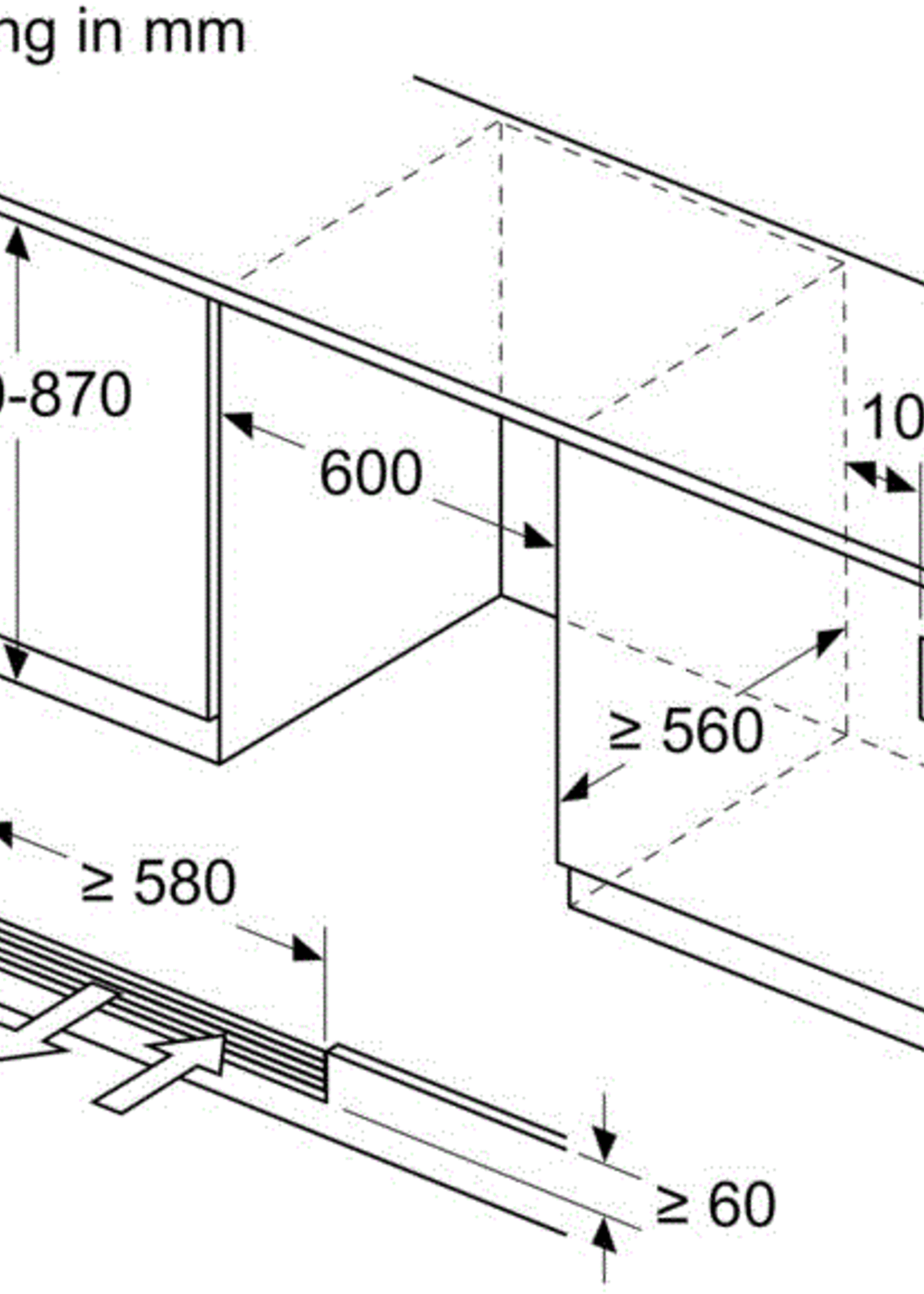 Bosch KUW21AHG0 wijnklimaatkast  onderbouw