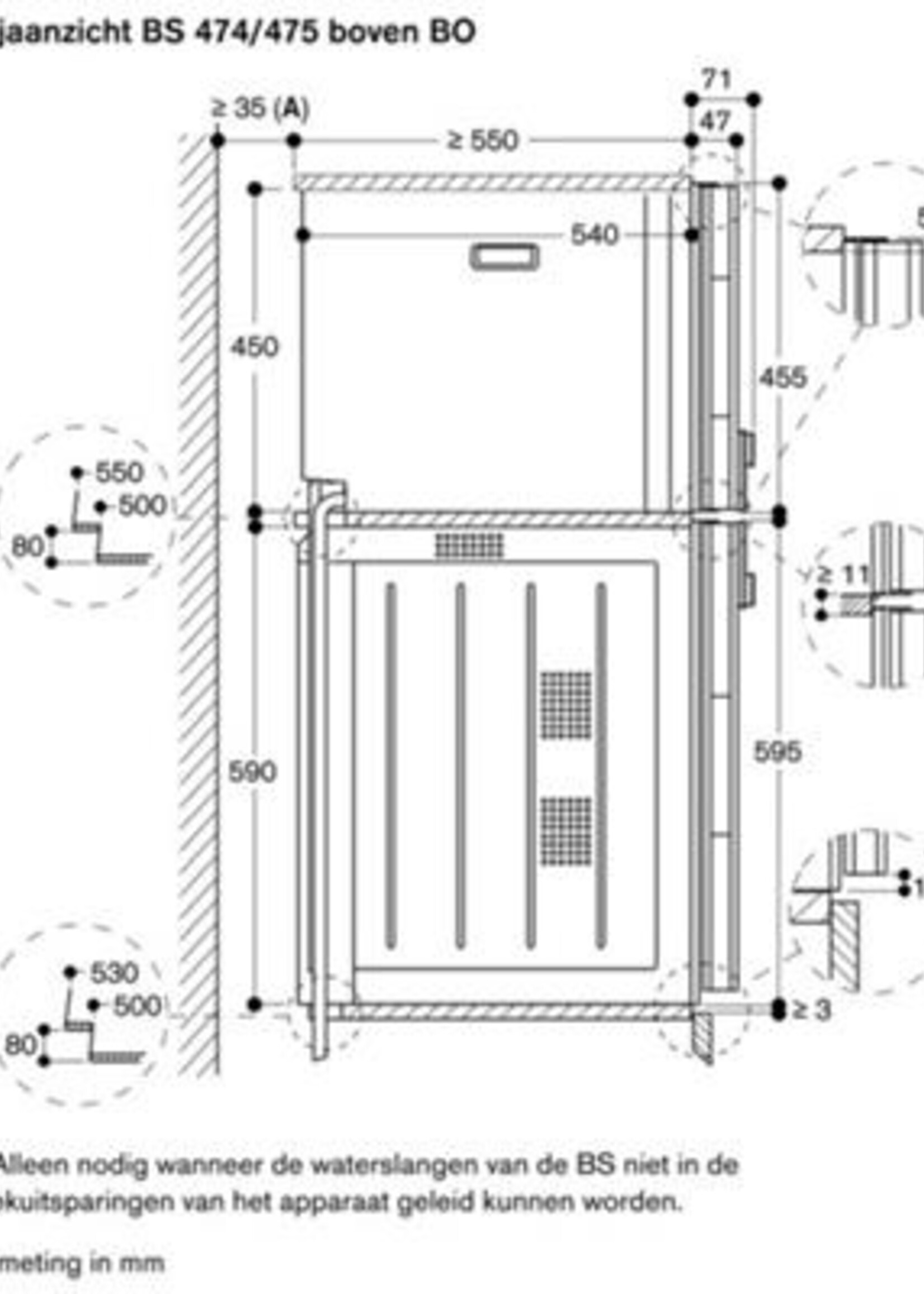 Gaggenau BS475102 Gaggenau Combi-Stoomoven