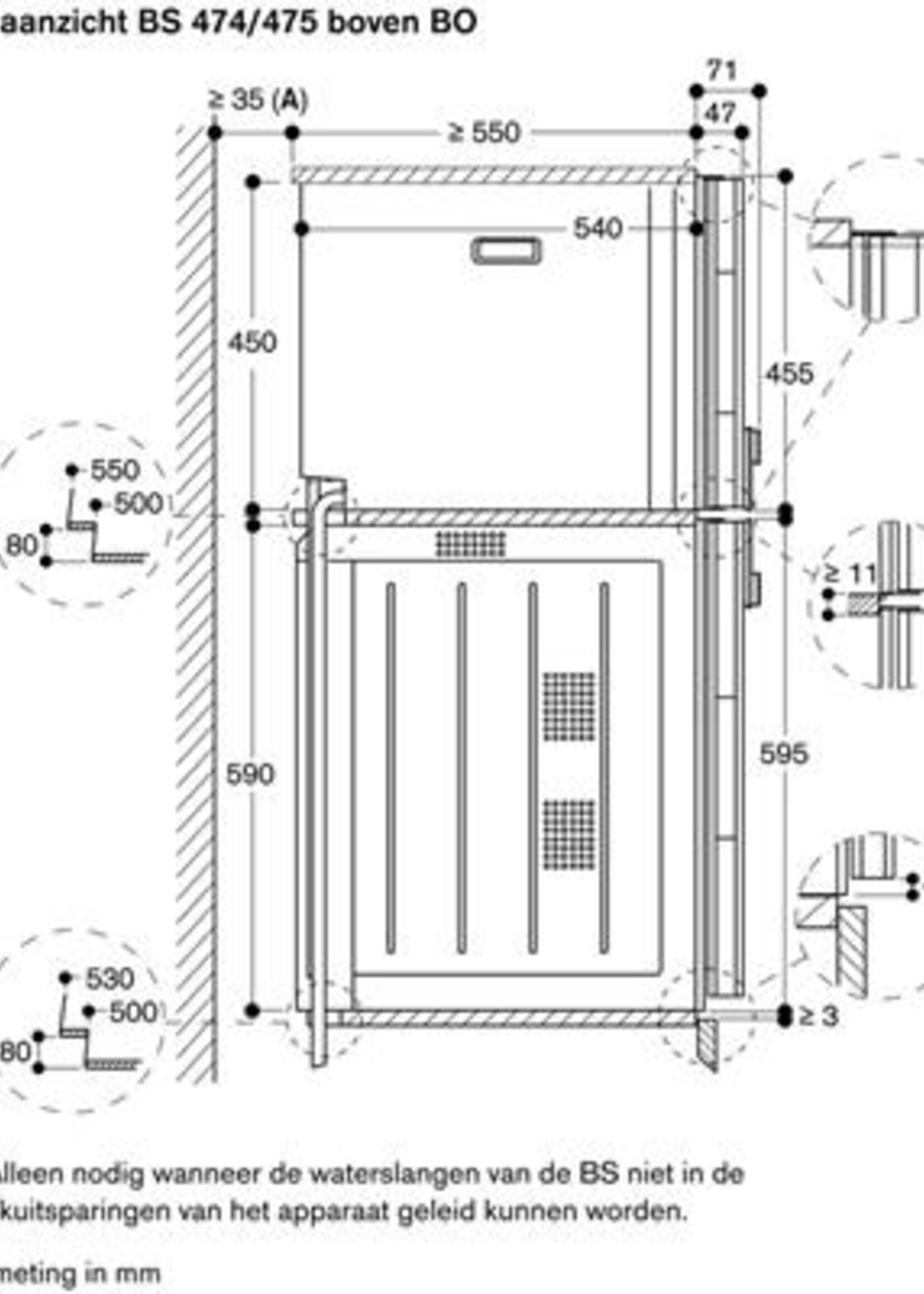 Gaggenau BS470112 Gaggenau Combi-Stoomoven