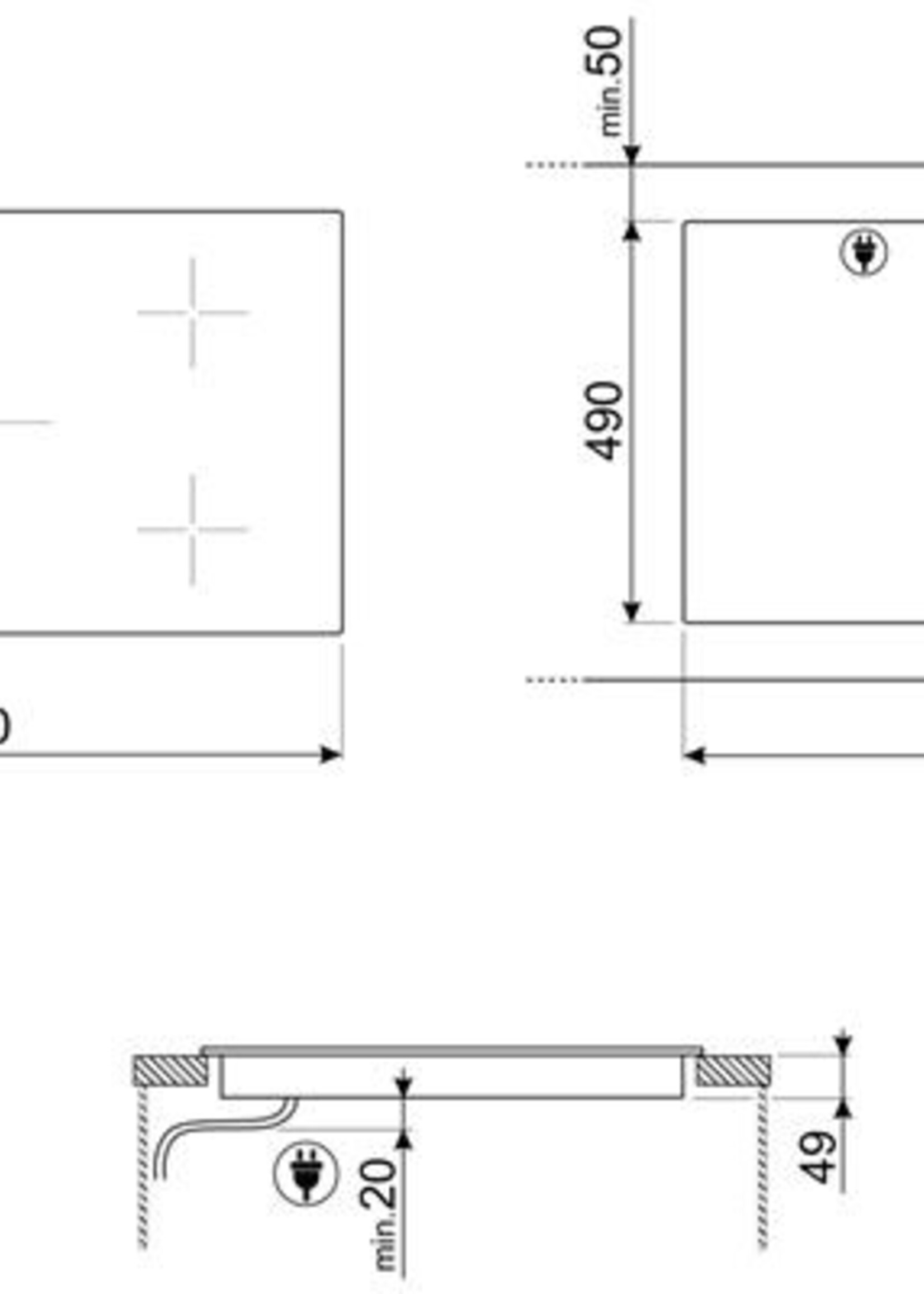 Smeg SI2M7953DW Smeg Inductie Kookplaat