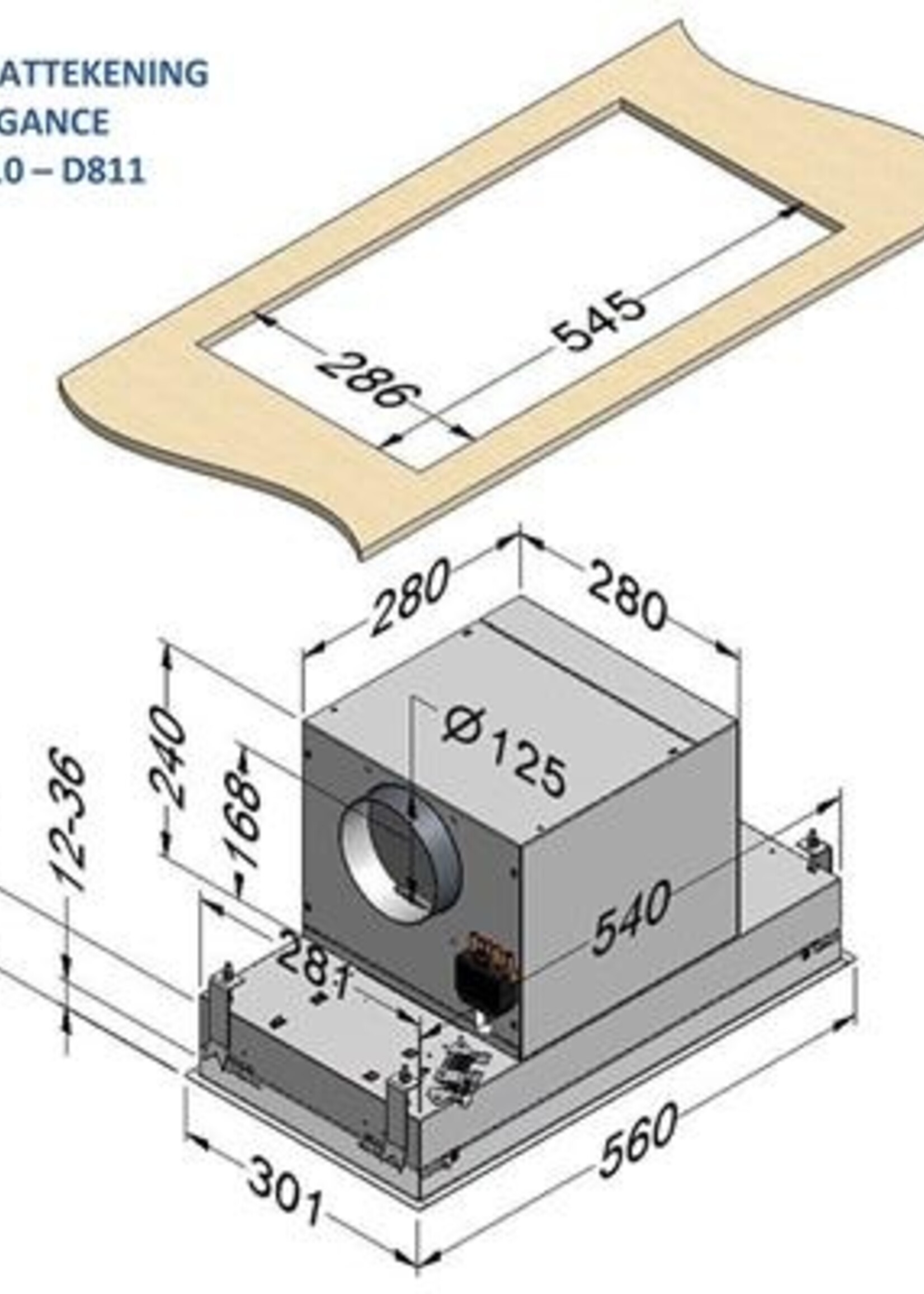Novy inbouwunit 810