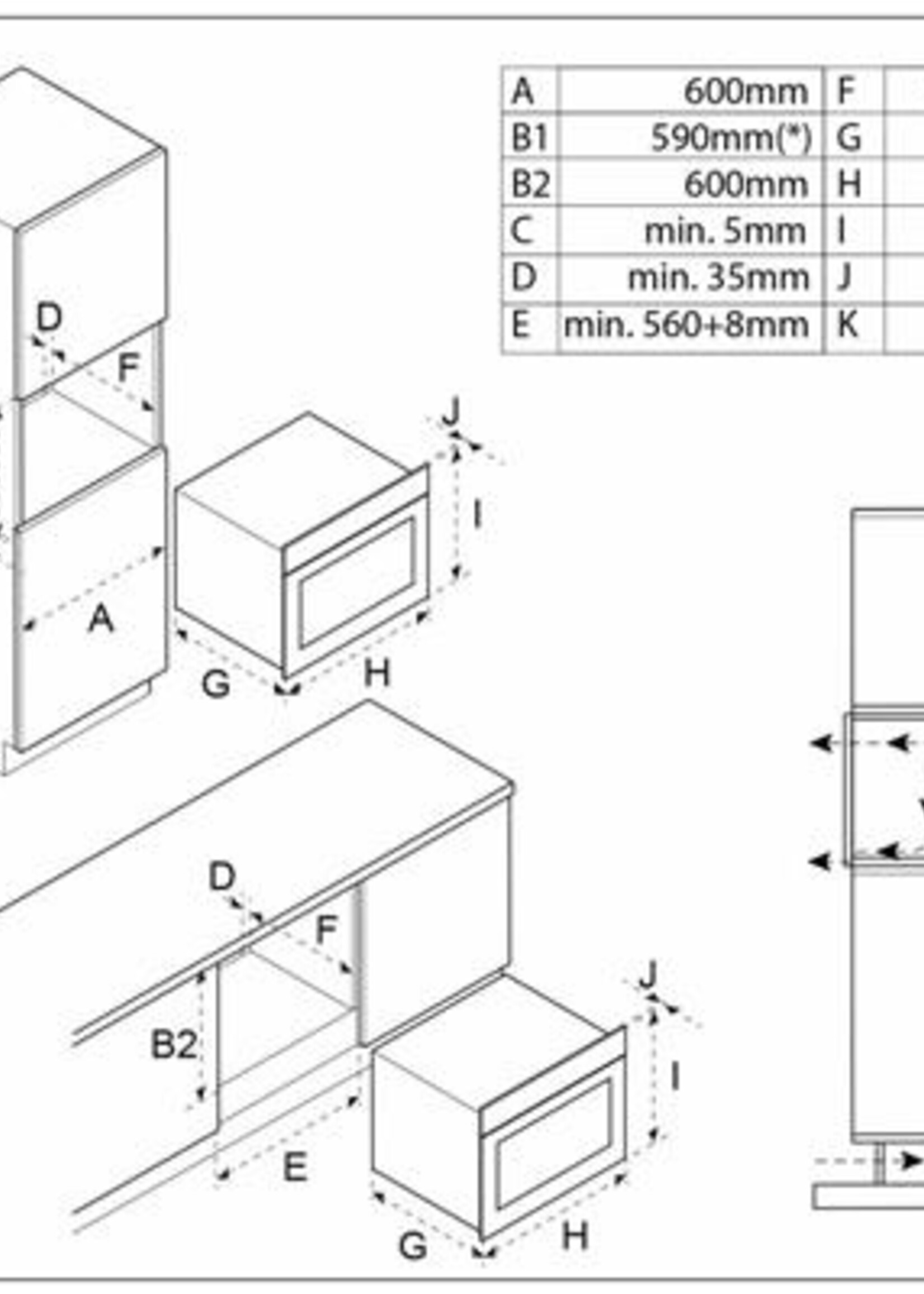 Inventum IOM6035RT inbouw oven