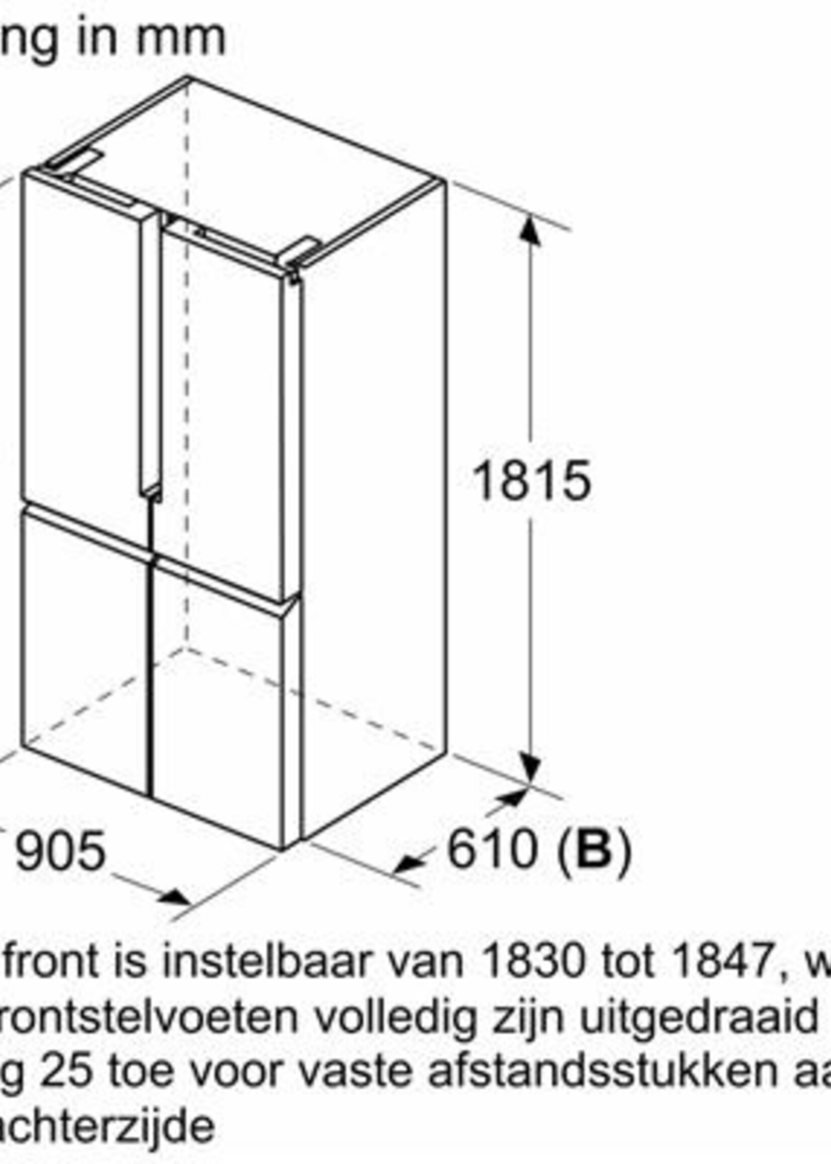Siemens KF96NAXEA SIEMENS Vrijstaande Koelkast