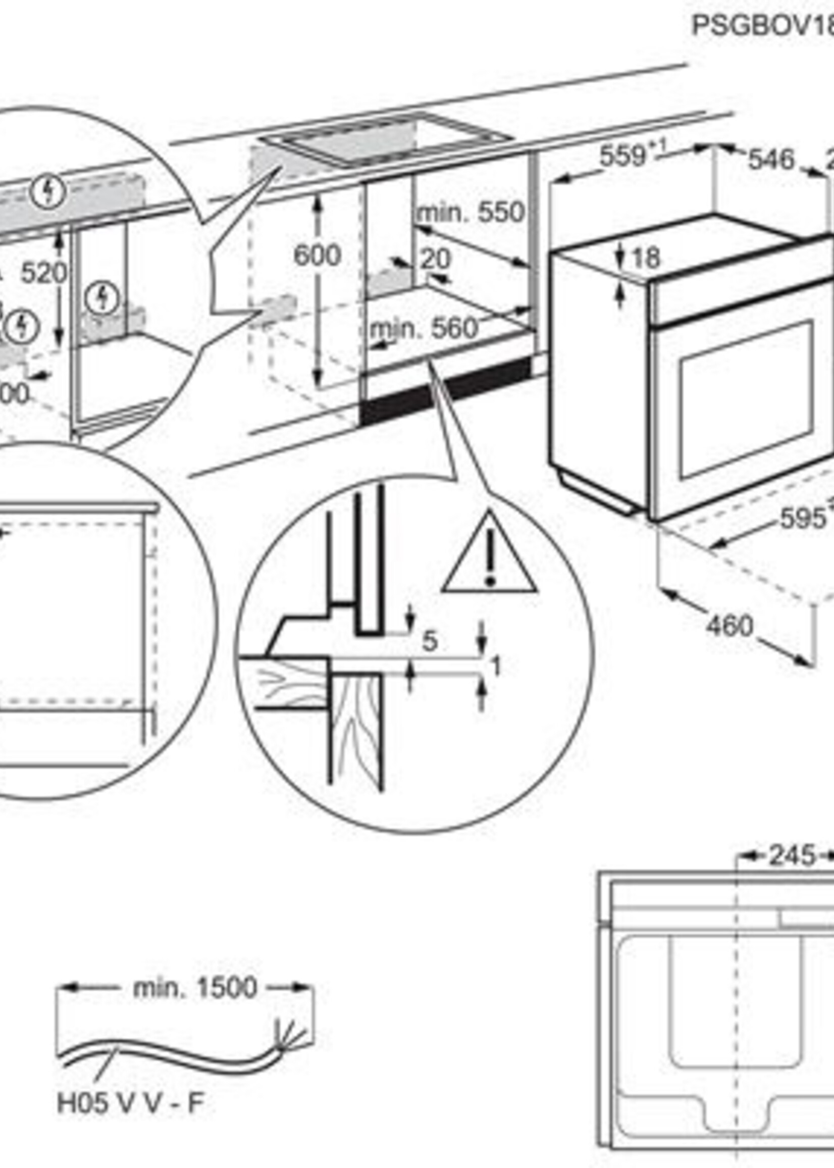 AEG BSK792280B Combi-Stoomoven