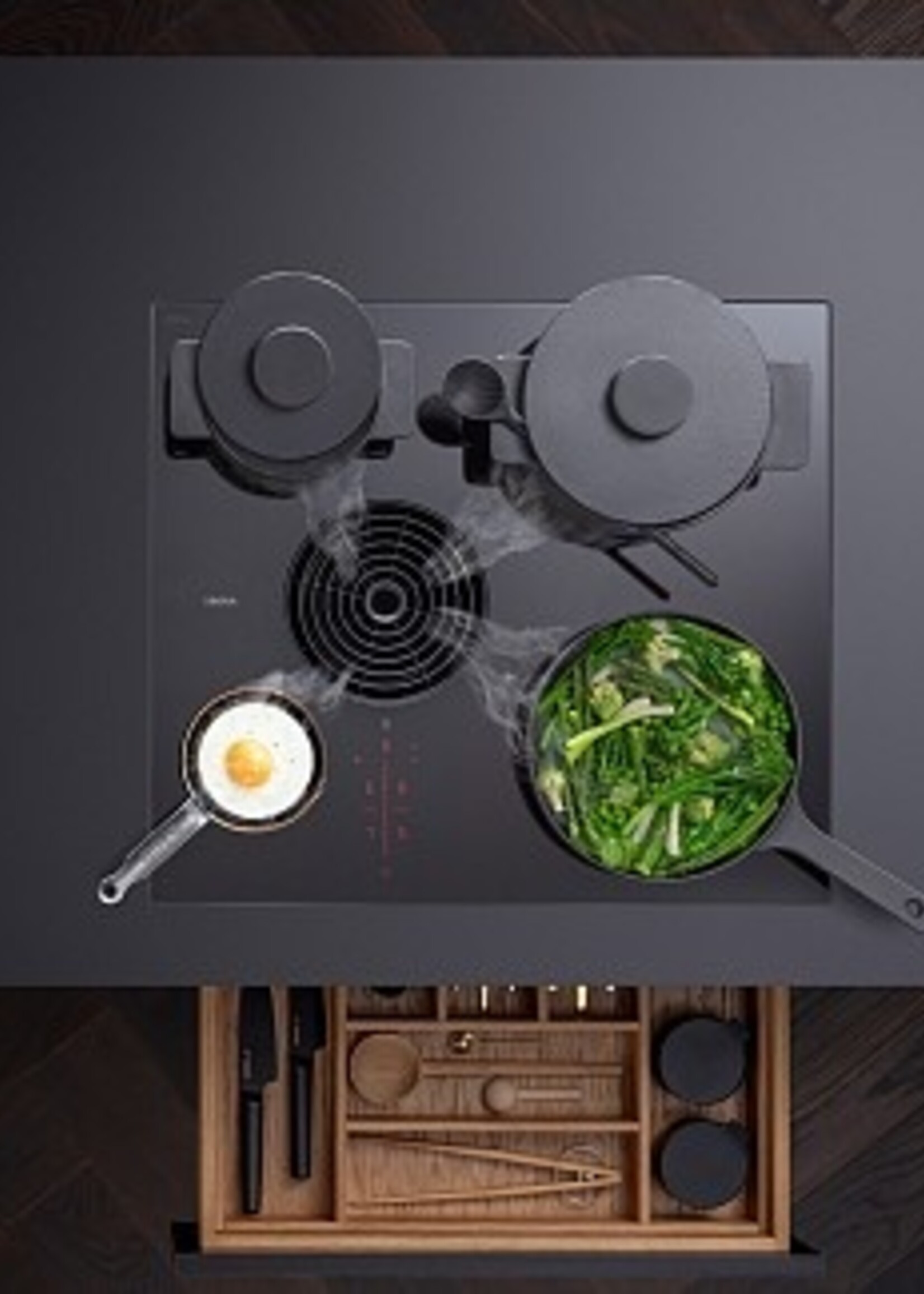 Bora S PURE Kookplaat Met Afzuiging  PURSA